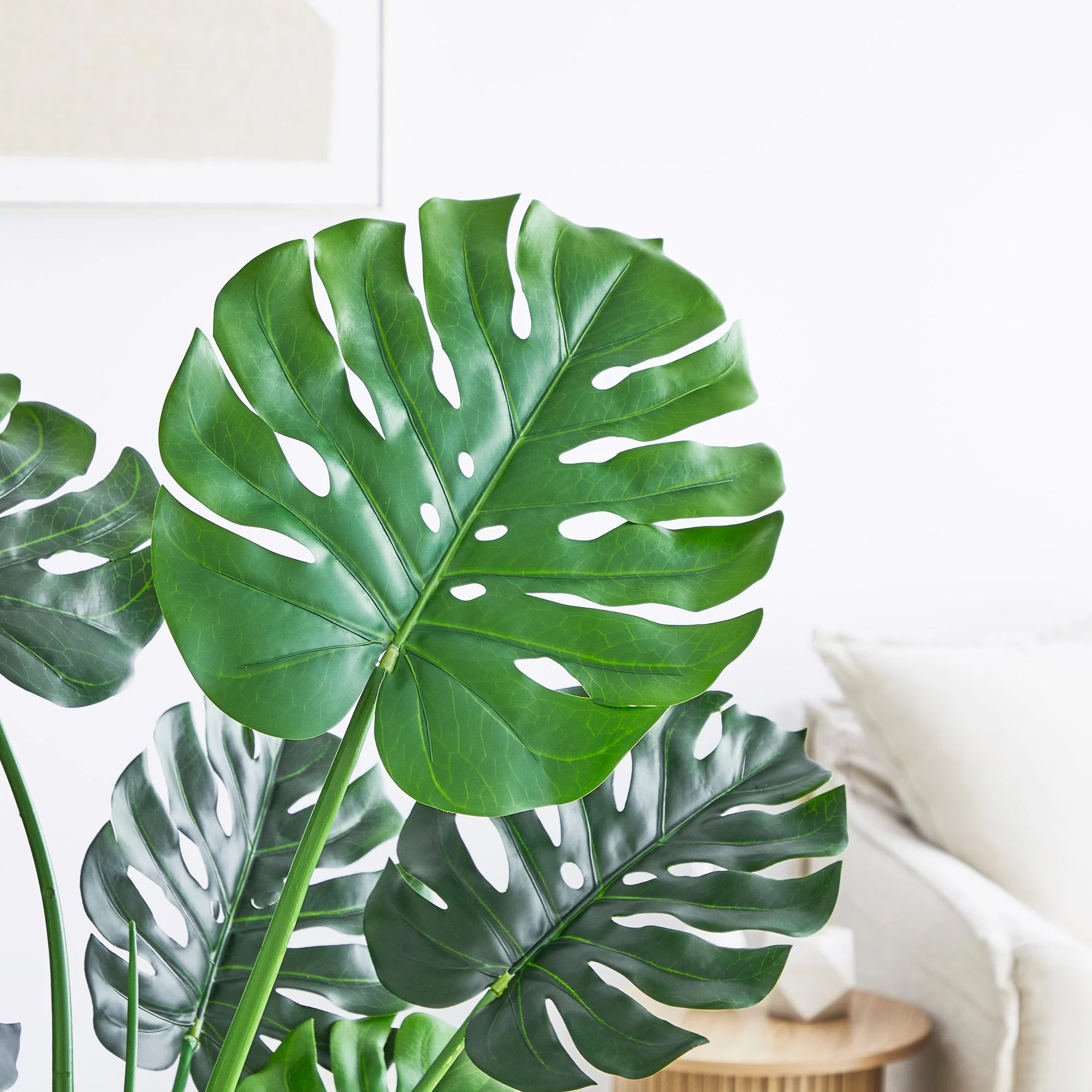 120cm Artificial Monstera Green - Image 6
