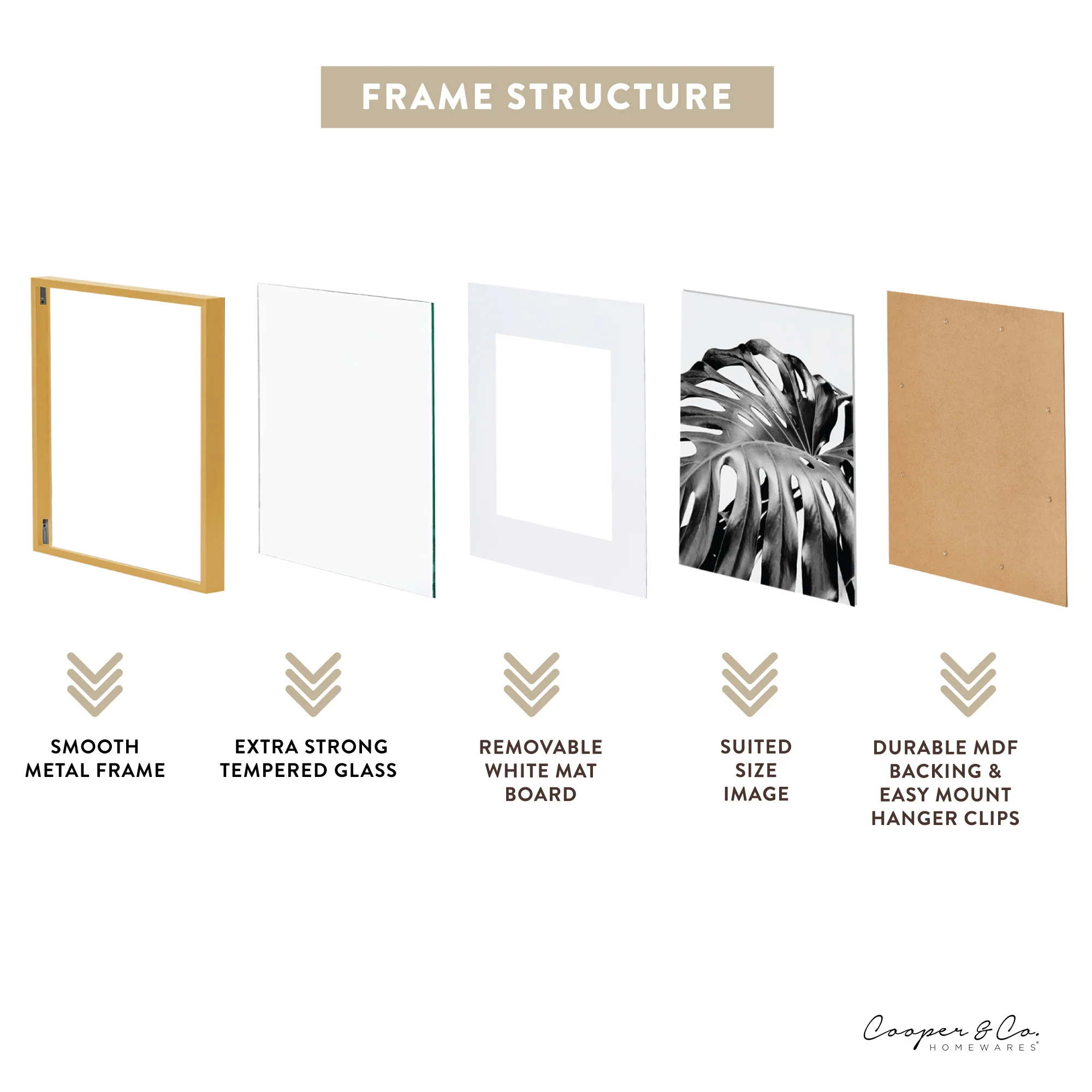 30x30cm Mat to 20x20cm Premium Metal Photo Frame - Image 12
