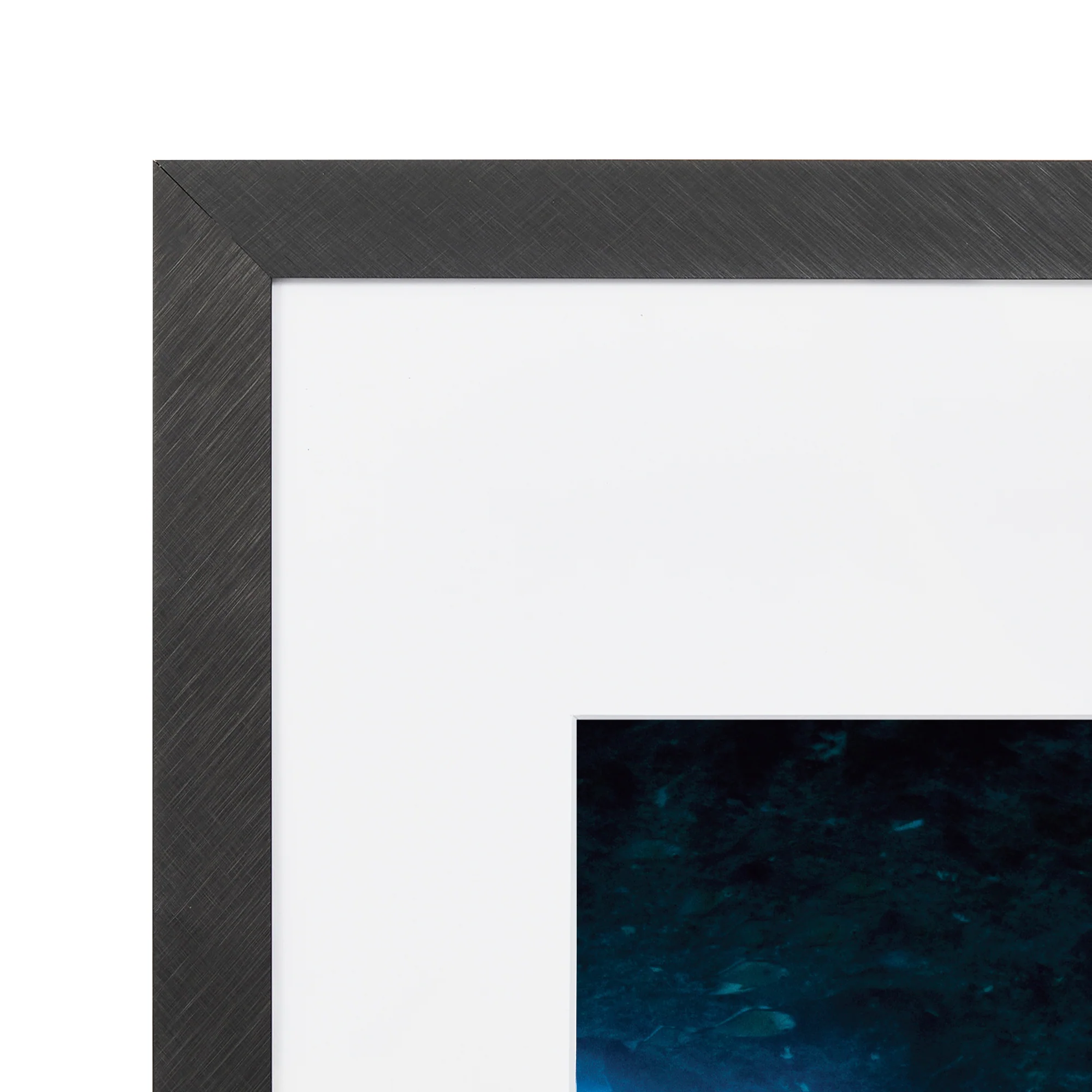 40x40cm Mat to 30x30cm Boldline Metal Photo Frame - Image 9