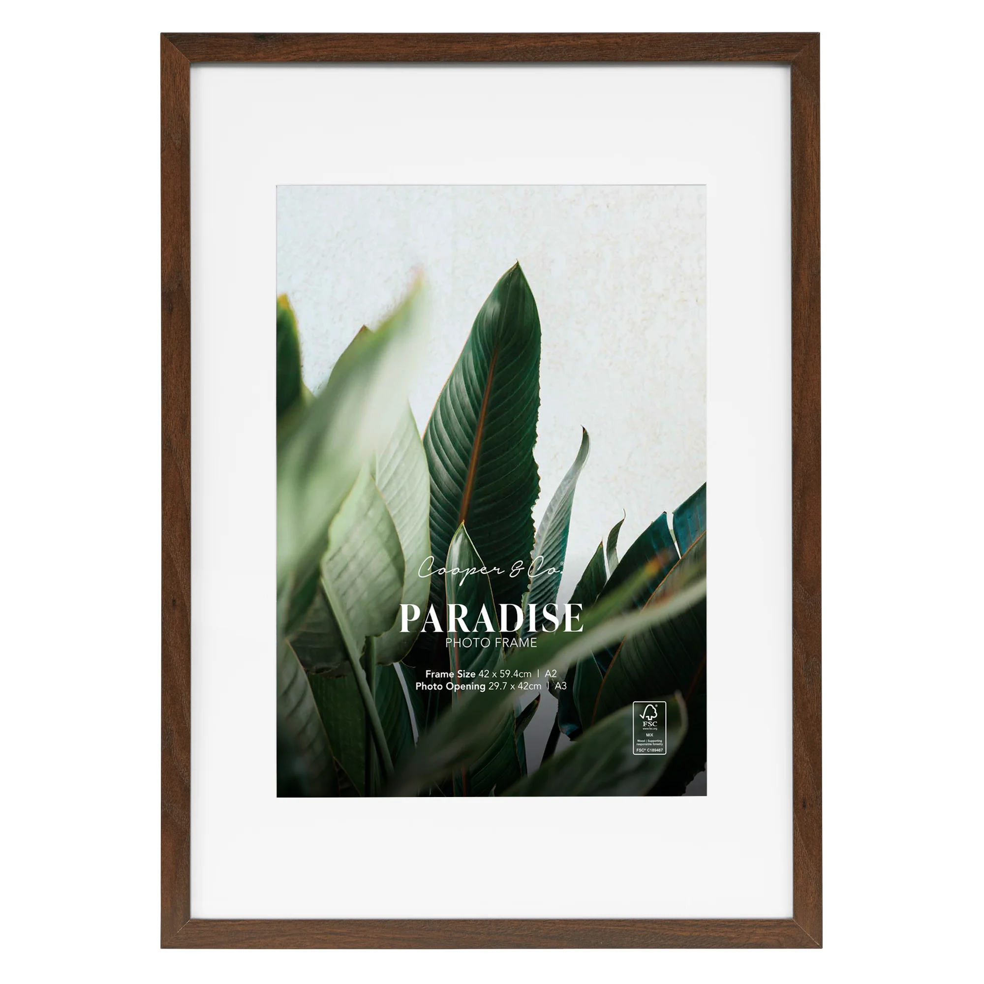 A2 Mat to A3 Premium Paradise Wooden Photo Frame - Image 19