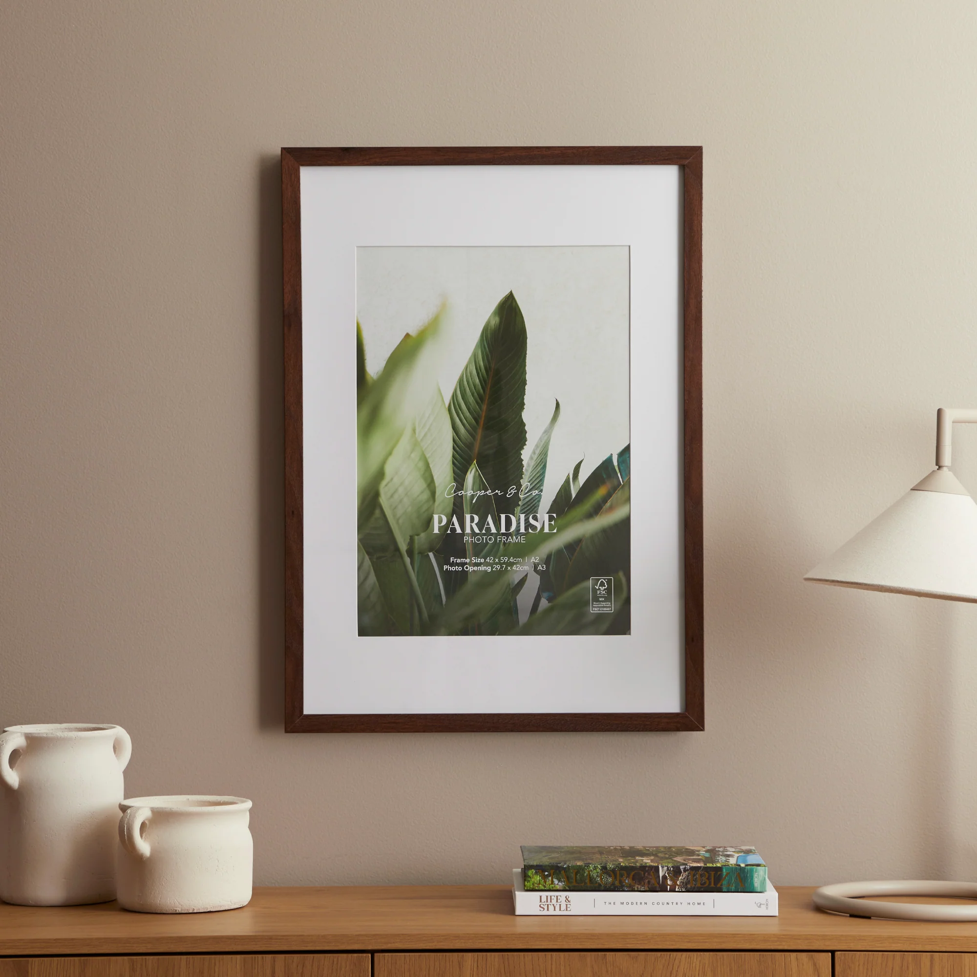 A2 Mat to A3 Premium Paradise Wooden Photo Frame - Image 20