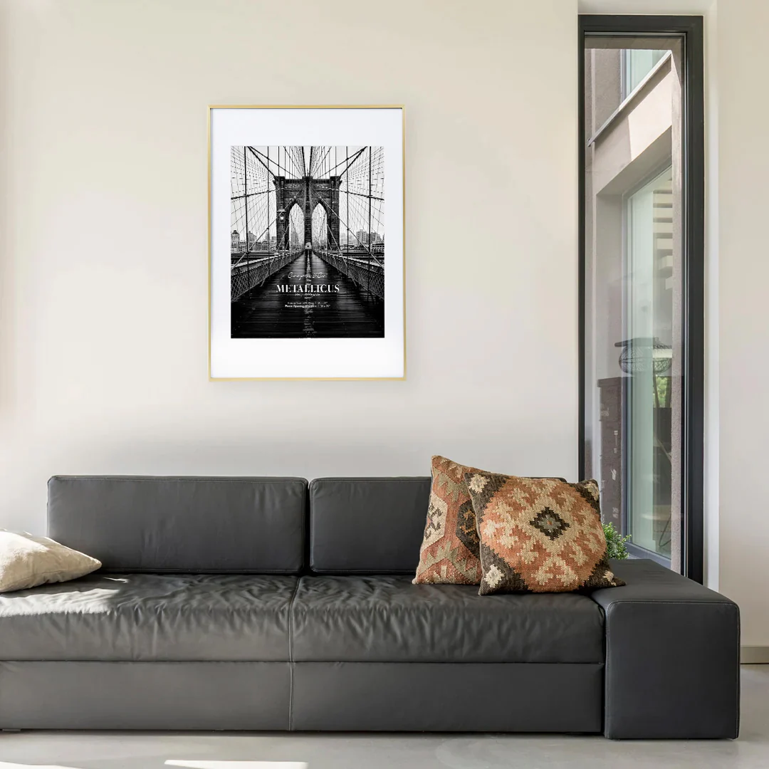 50x70cm Mat to 40x50cm Premium Metal Photo Frame - Image 9