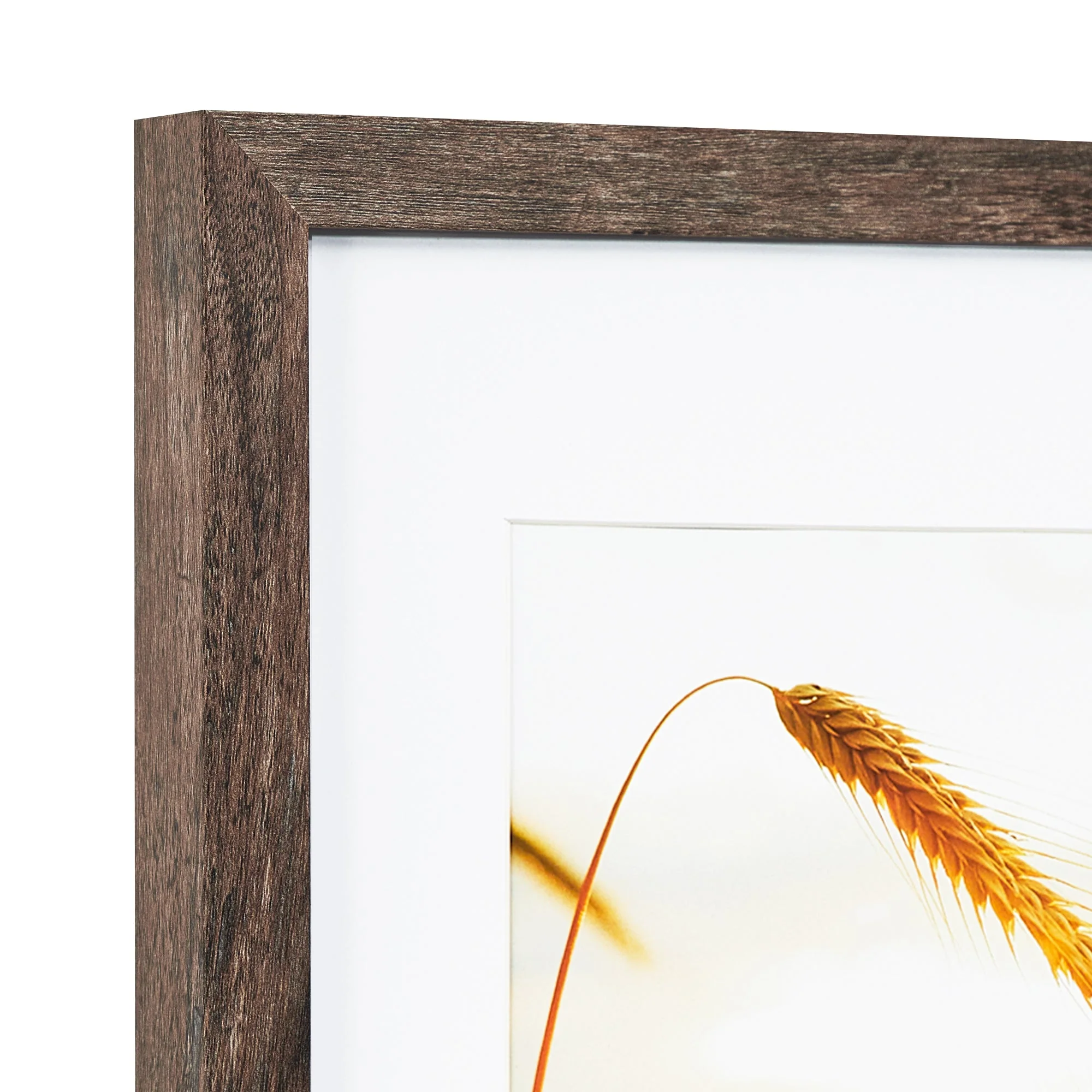 50x70cm Mat to 40x50cm Premium Rustic Wooden Photo Frame - Image 7