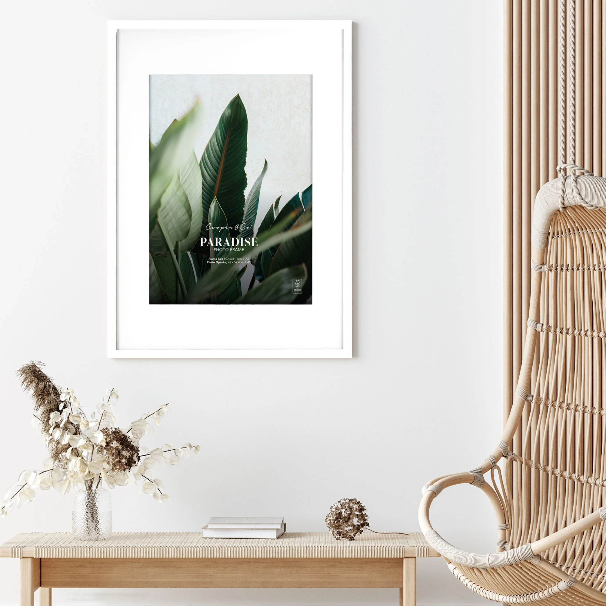 A1 Mat to A2 Premium Paradise Wooden Photo Frame - Image 14