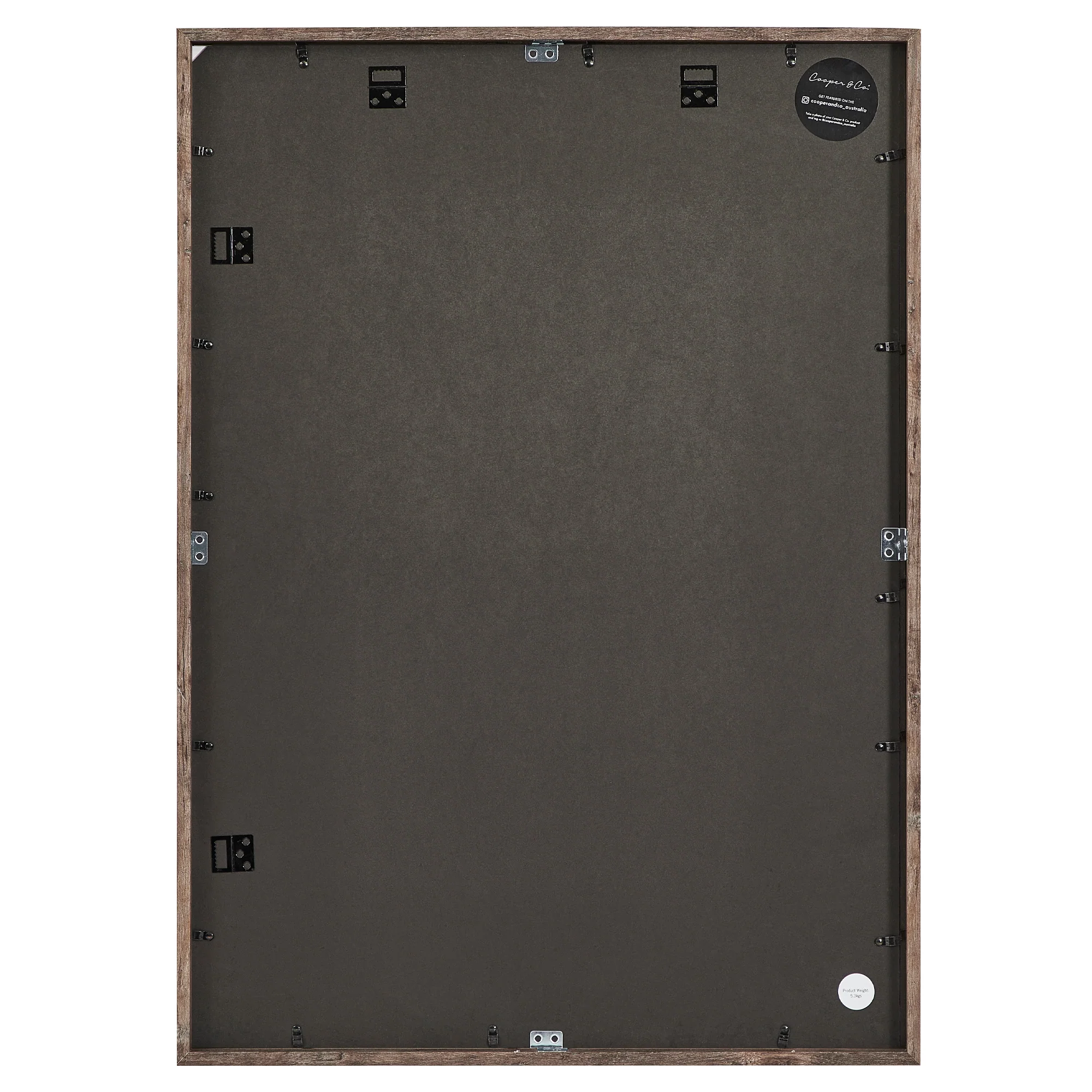 59.4x84.1cm Mat to 42x59.4cm Premium Rustic Wooden Photo Frame - Image 9