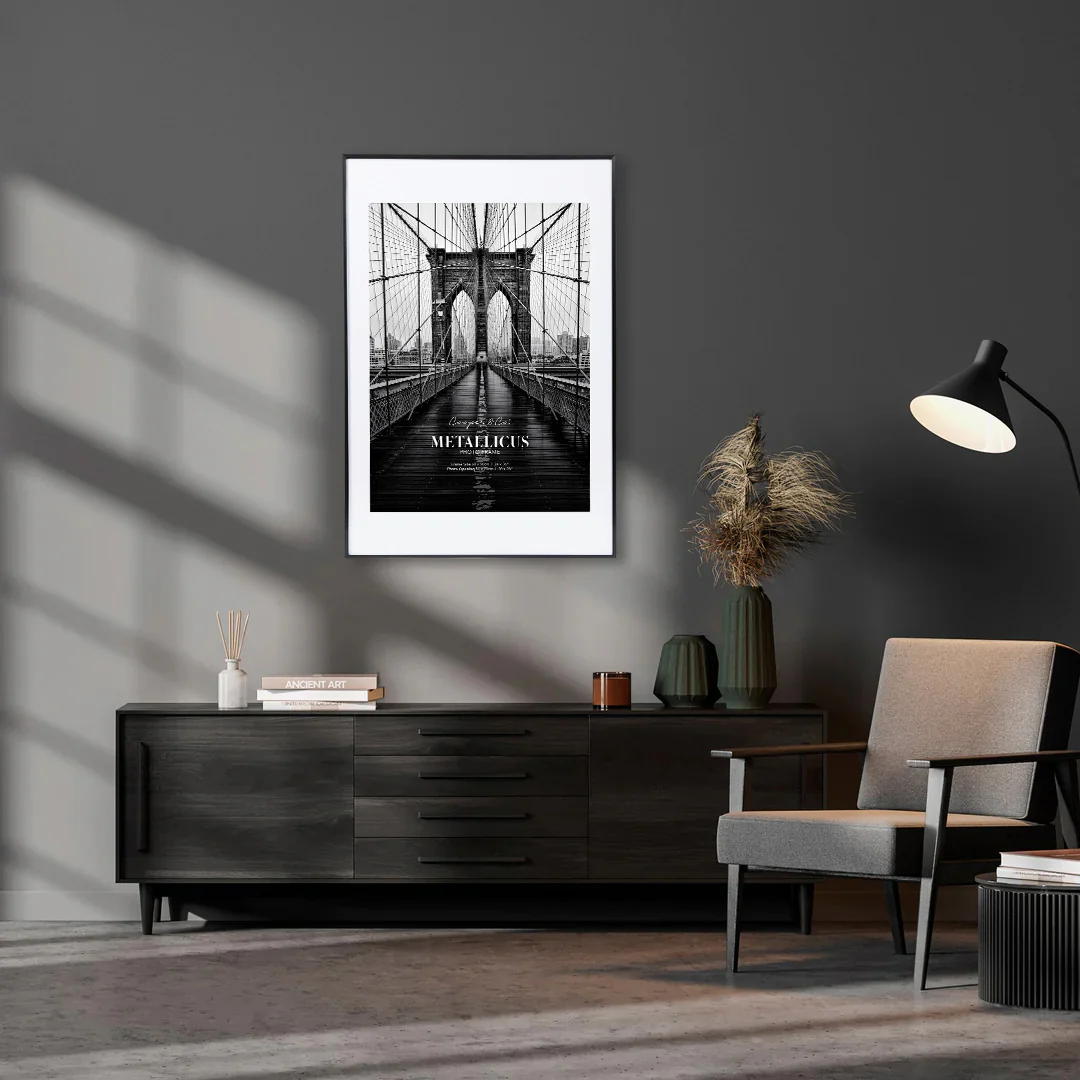 60x90cm Mat to 50x70cm Premium Metal Photo Frame - Image 2