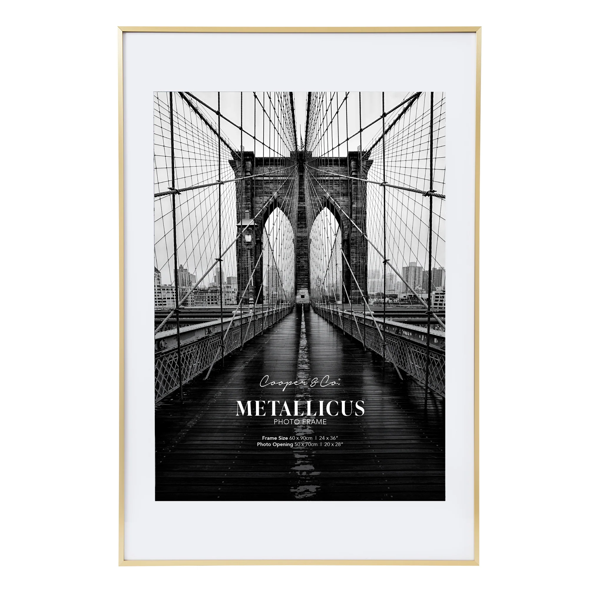 60x90cm Mat to 50x70cm Premium Metal Photo Frame - Image 8