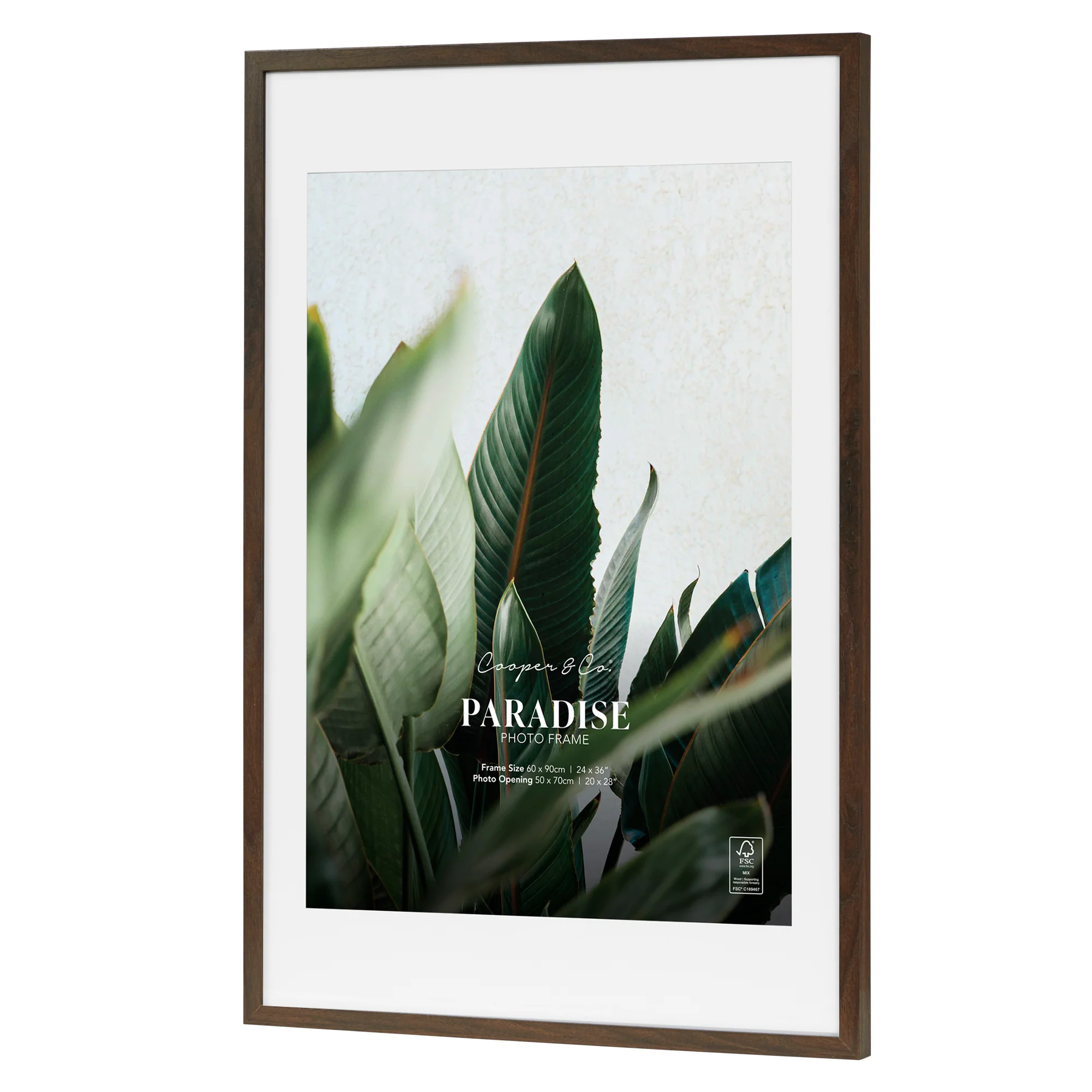 60x90cm Mat to 50x70cm Premium Paradise Wooden Photo Frame - Image 26
