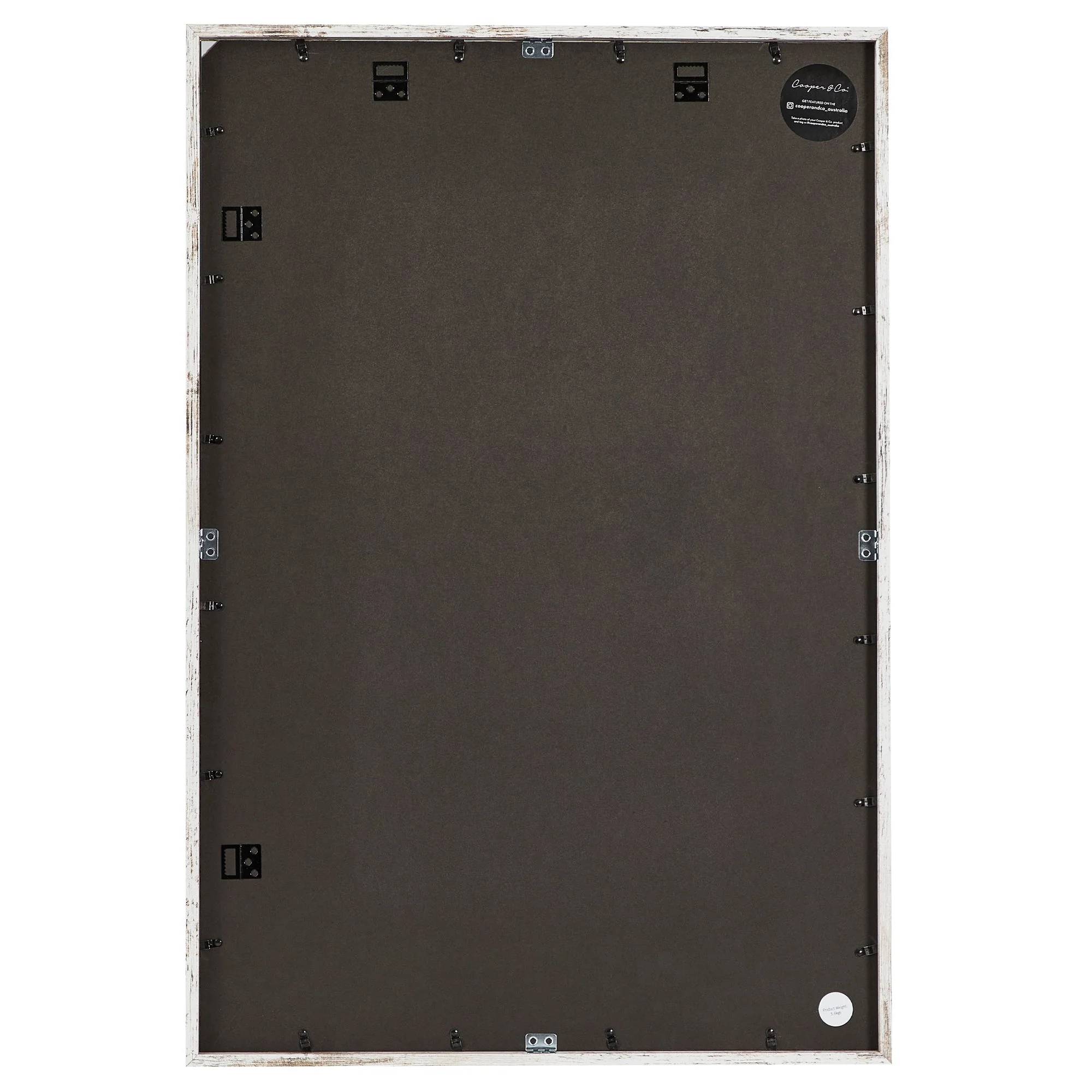 60x90cm Mat to 50x70cm Premium Rustic Wooden Photo Frame - Image 19