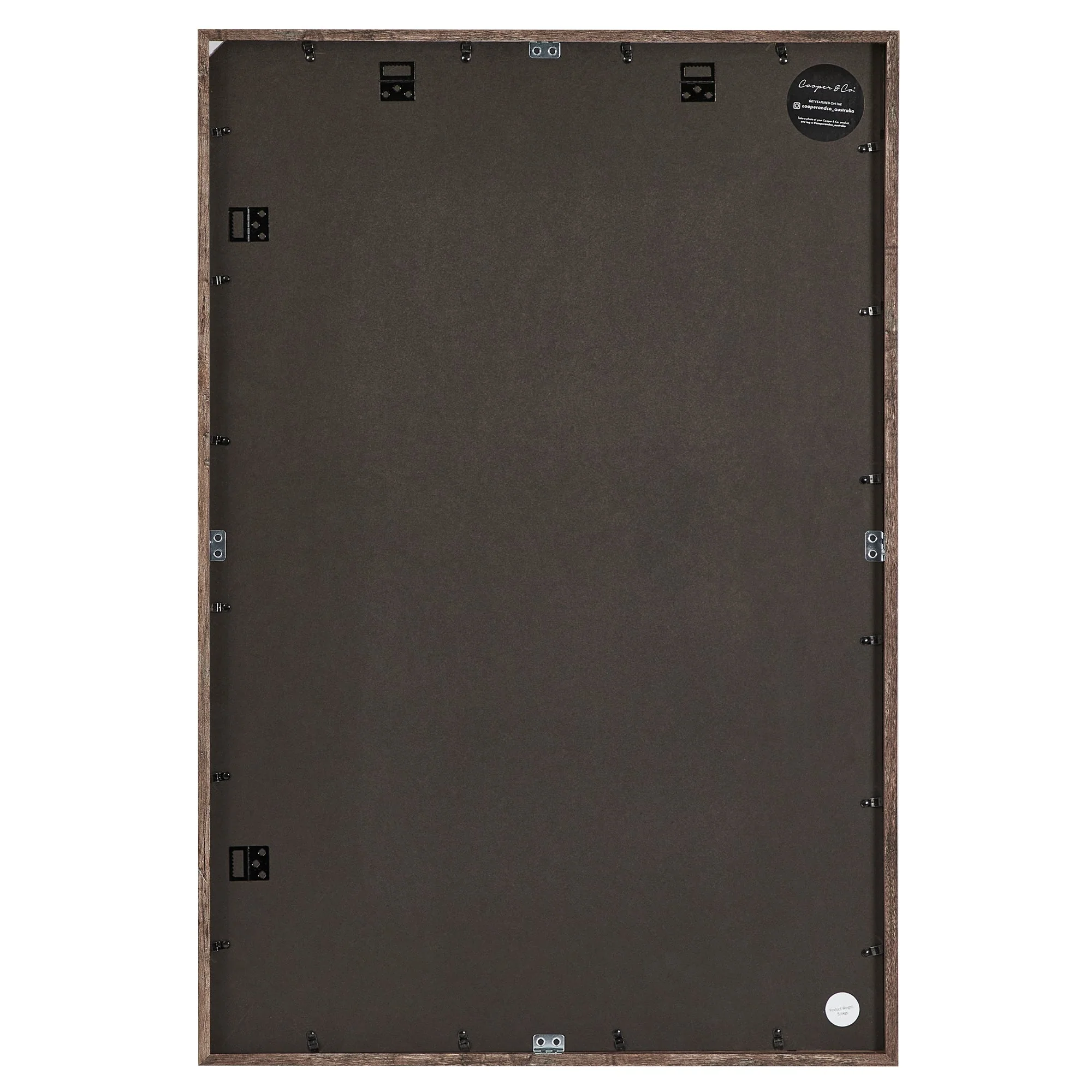 60x90cm Mat to 50x70cm Premium Rustic Wooden Photo Frame - Image 8