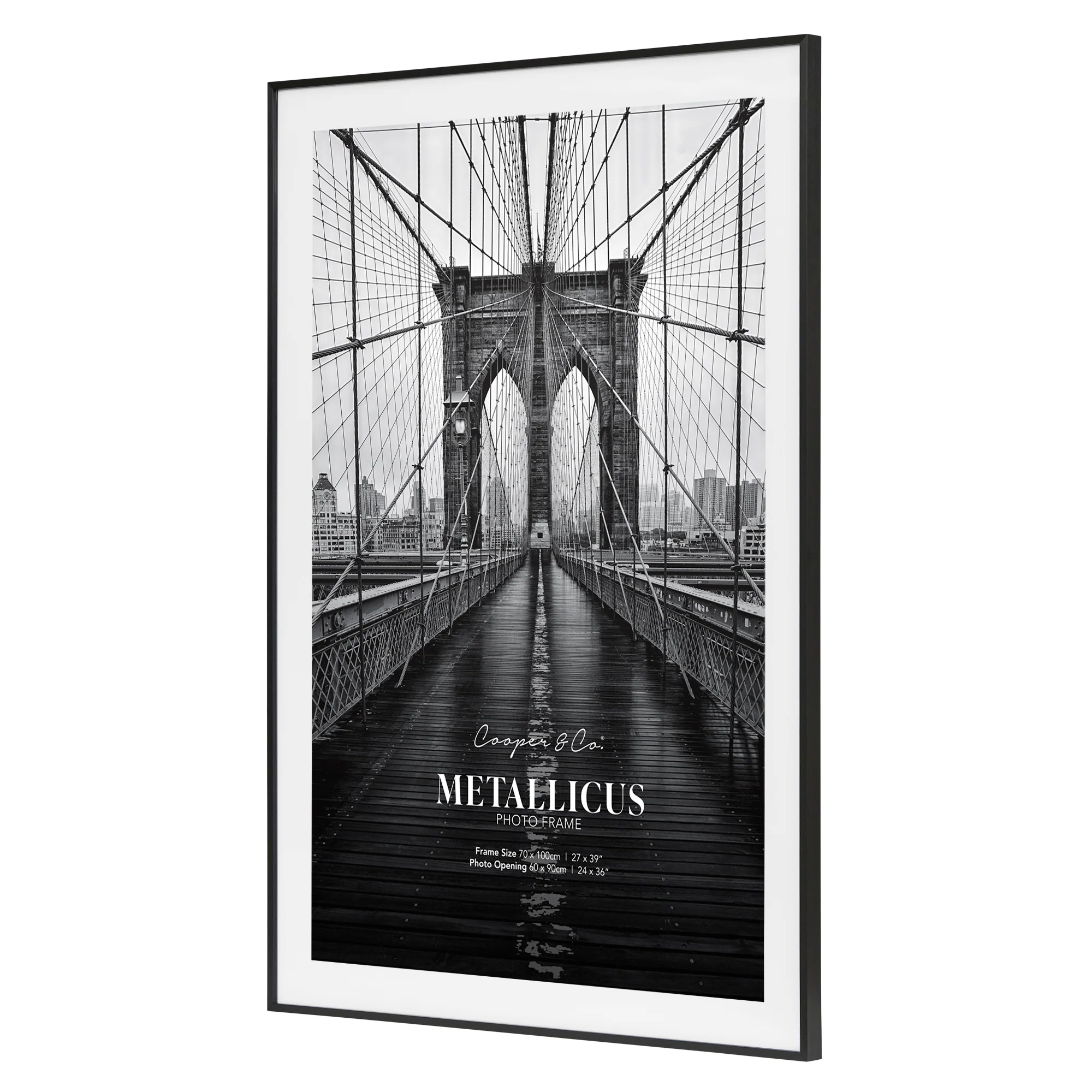 70x100cm Mat to 60x90cm Premium Metal Photo Frame - Image 8