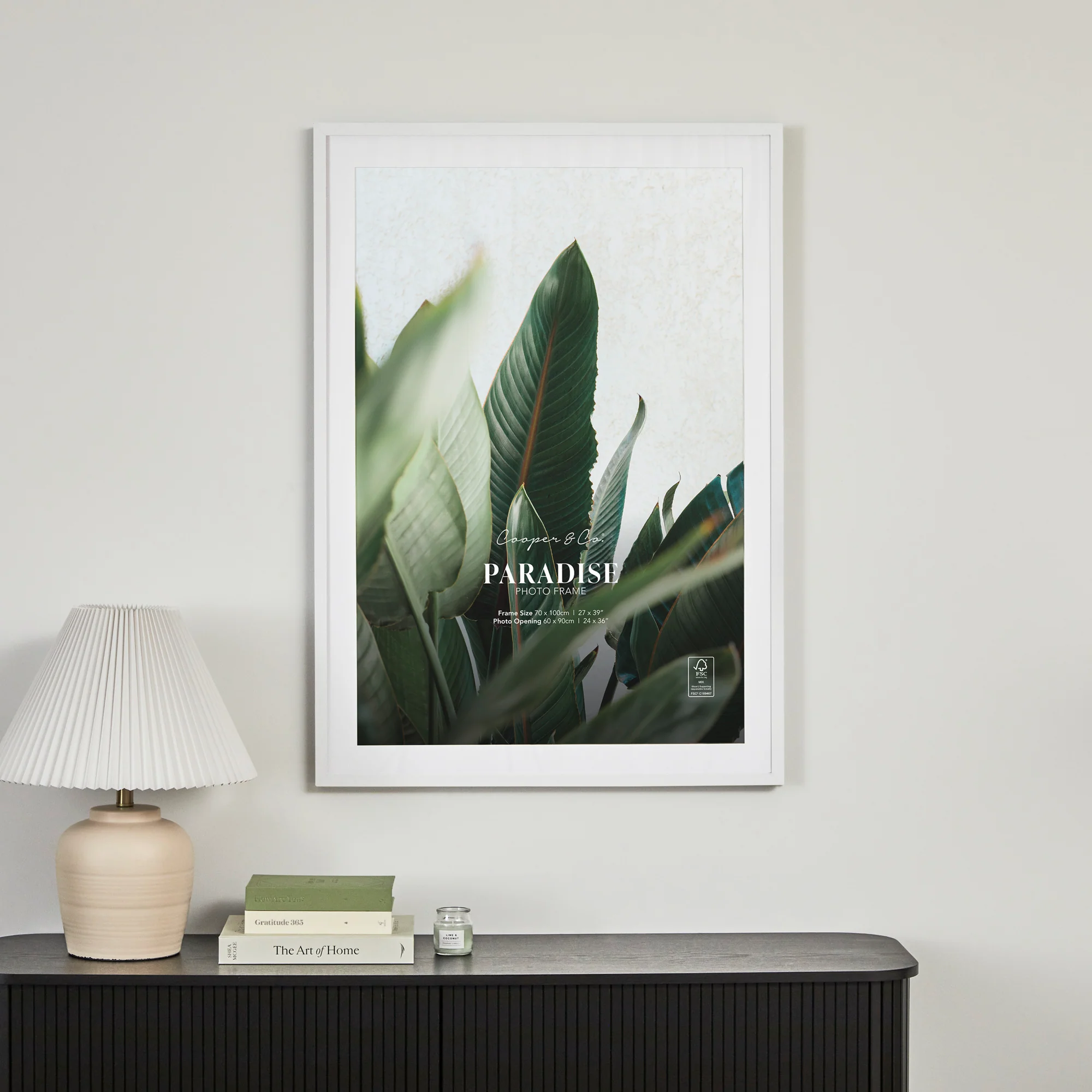 70x100cm Mat to 60x90cm Premium Paradise Wooden Photo Frame - Image 24
