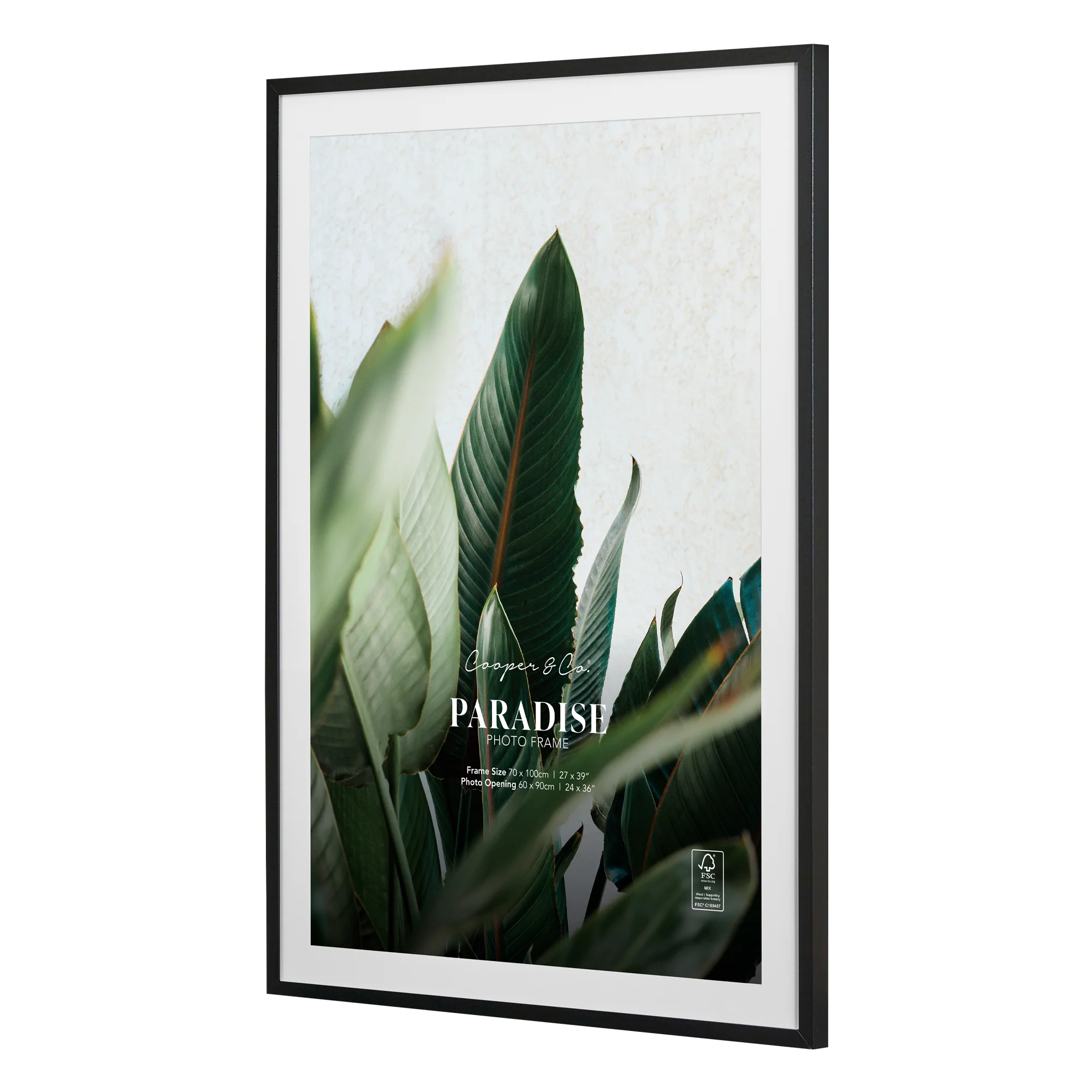 70x100cm Mat to 60x90cm Premium Paradise Wooden Photo Frame - Image 8