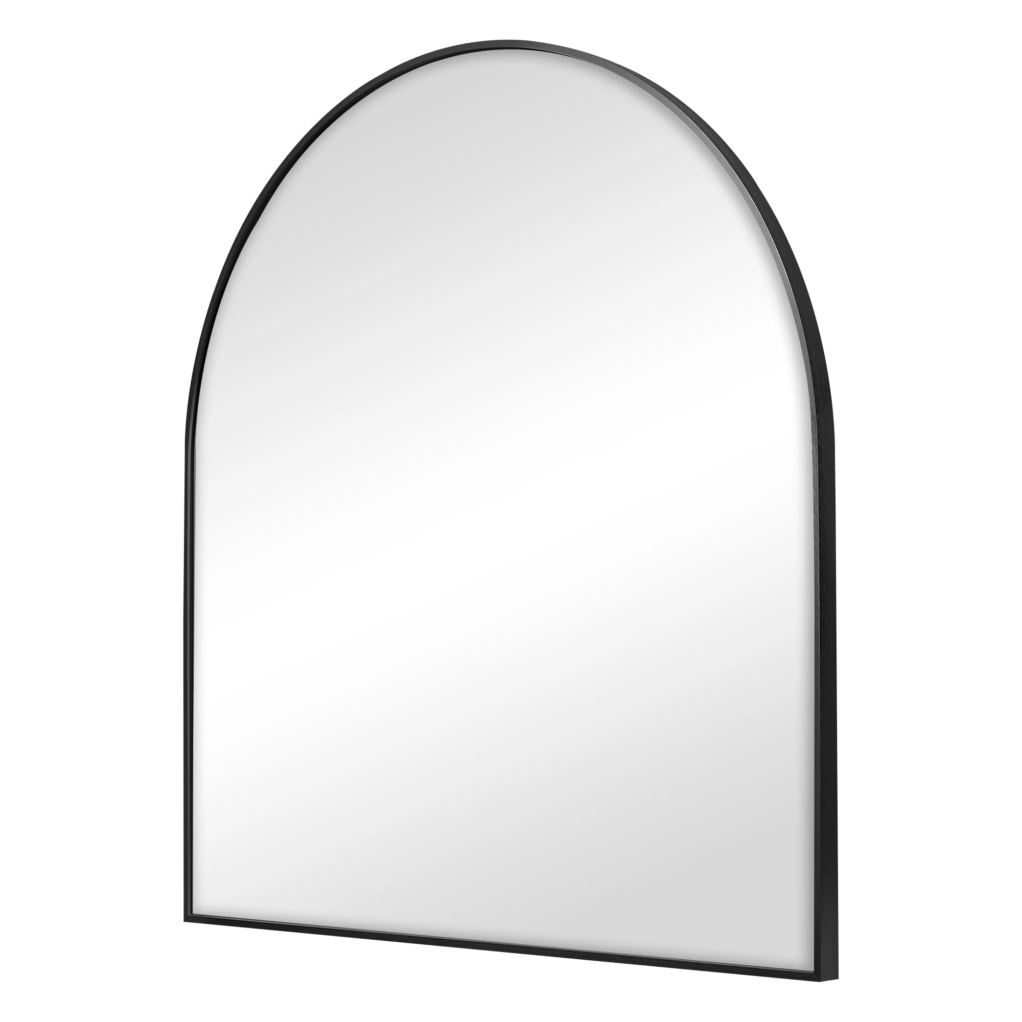 Naomi 85cm Large Arch Mirror Black - Image 2