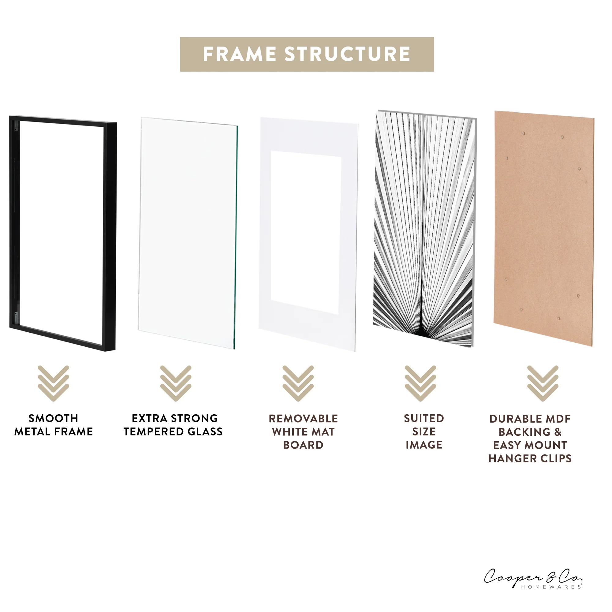 A2 Mat to A3 Premium Metal Photo Frame - Image 5