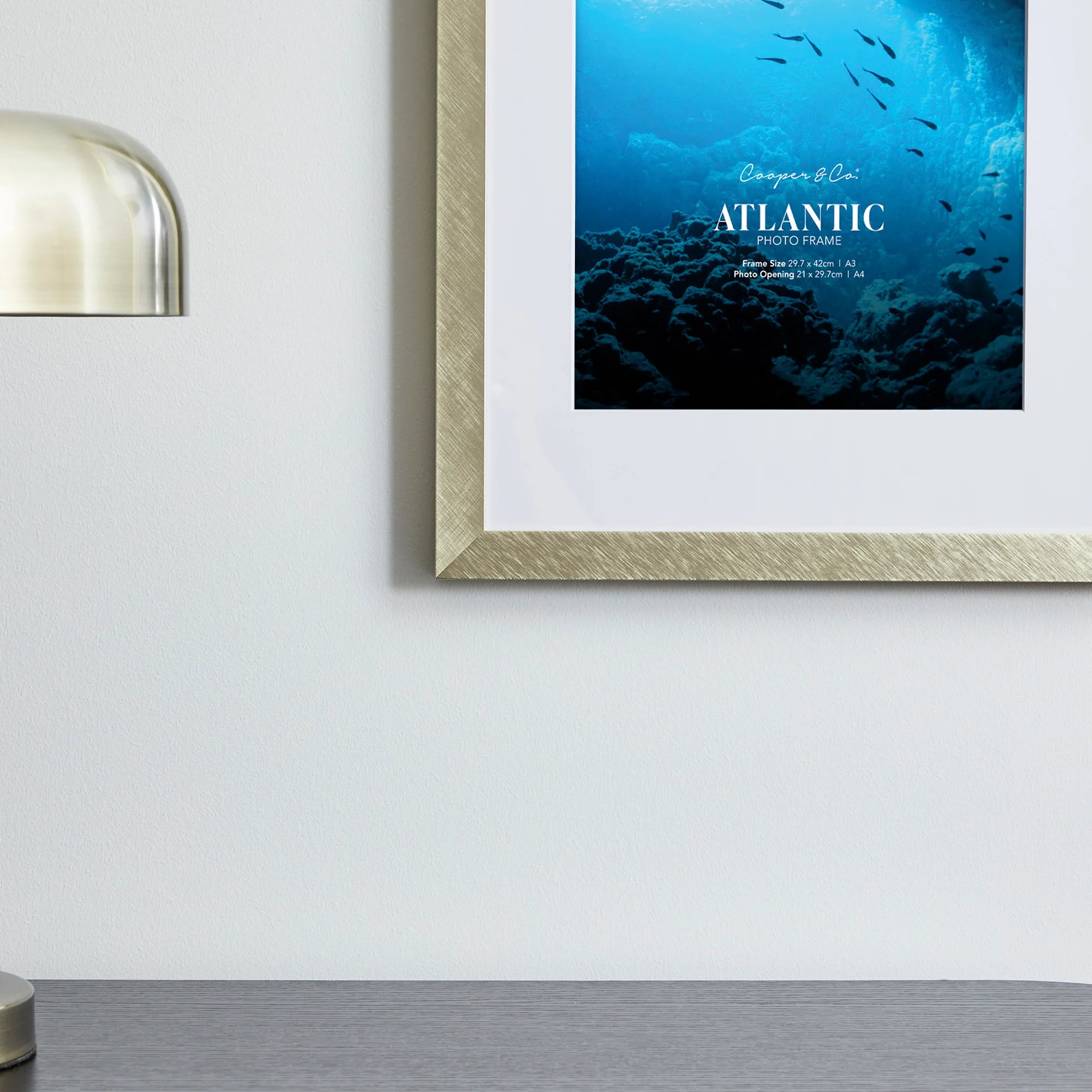A3 Mat to A4 Boldline Metal Photo Frame - Image 15