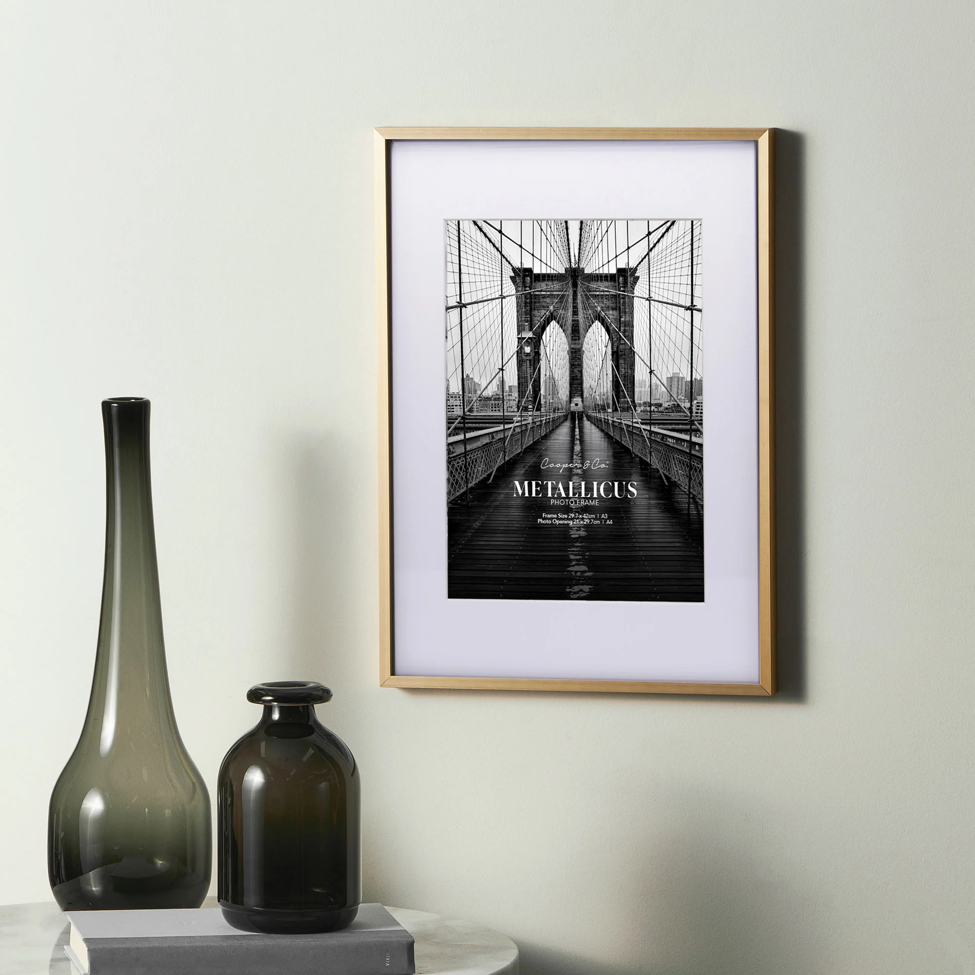 A3 Mat to A4 Premium Metal Photo Frame - Image 8