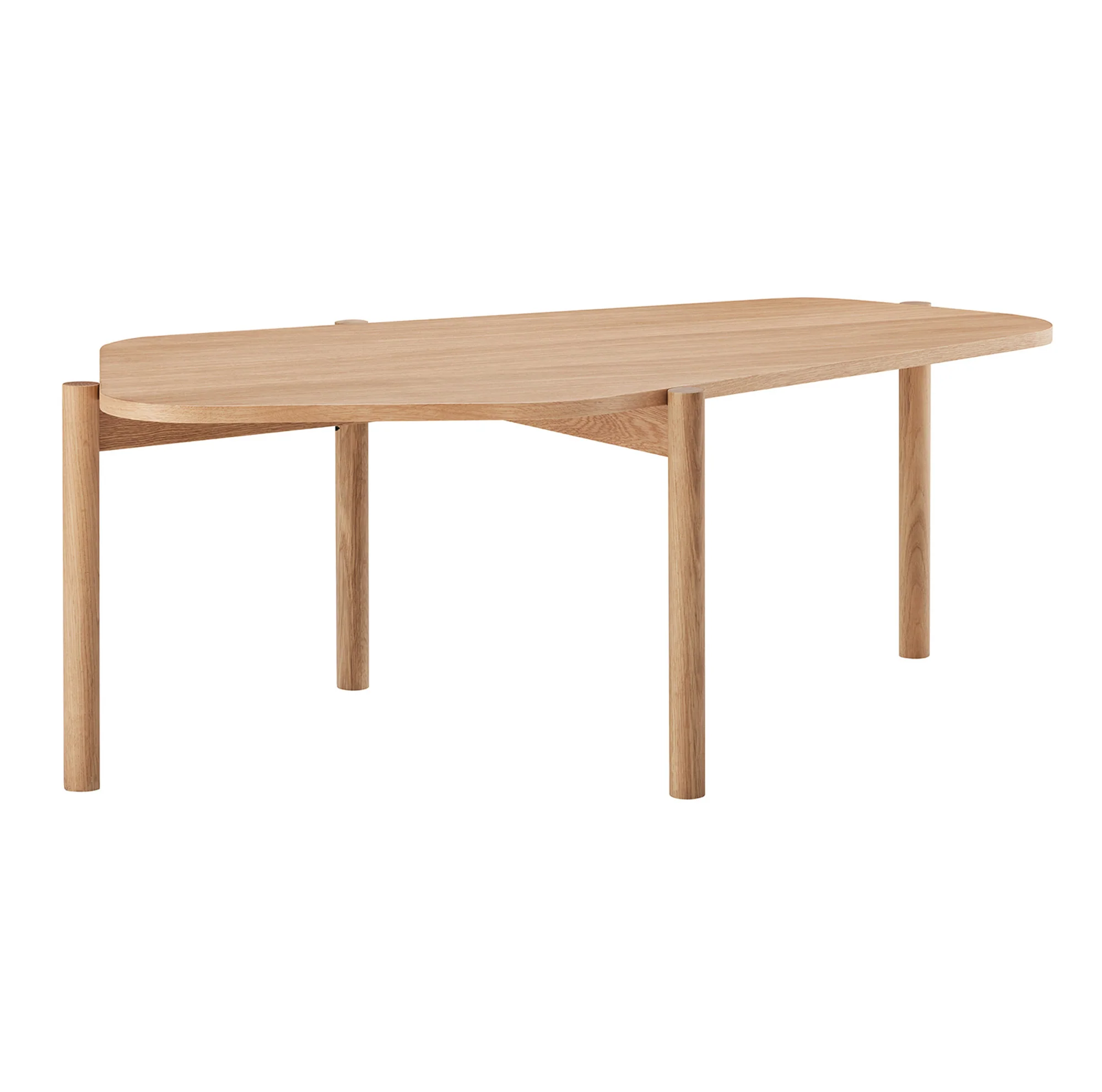Adelaide Asymetric Coffee Table Oak - Image 11
