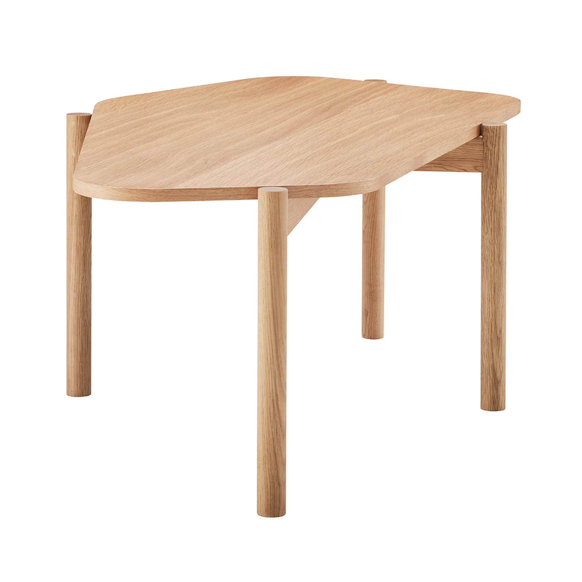 Adelaide Asymetric Coffee Table Oak - Image 12