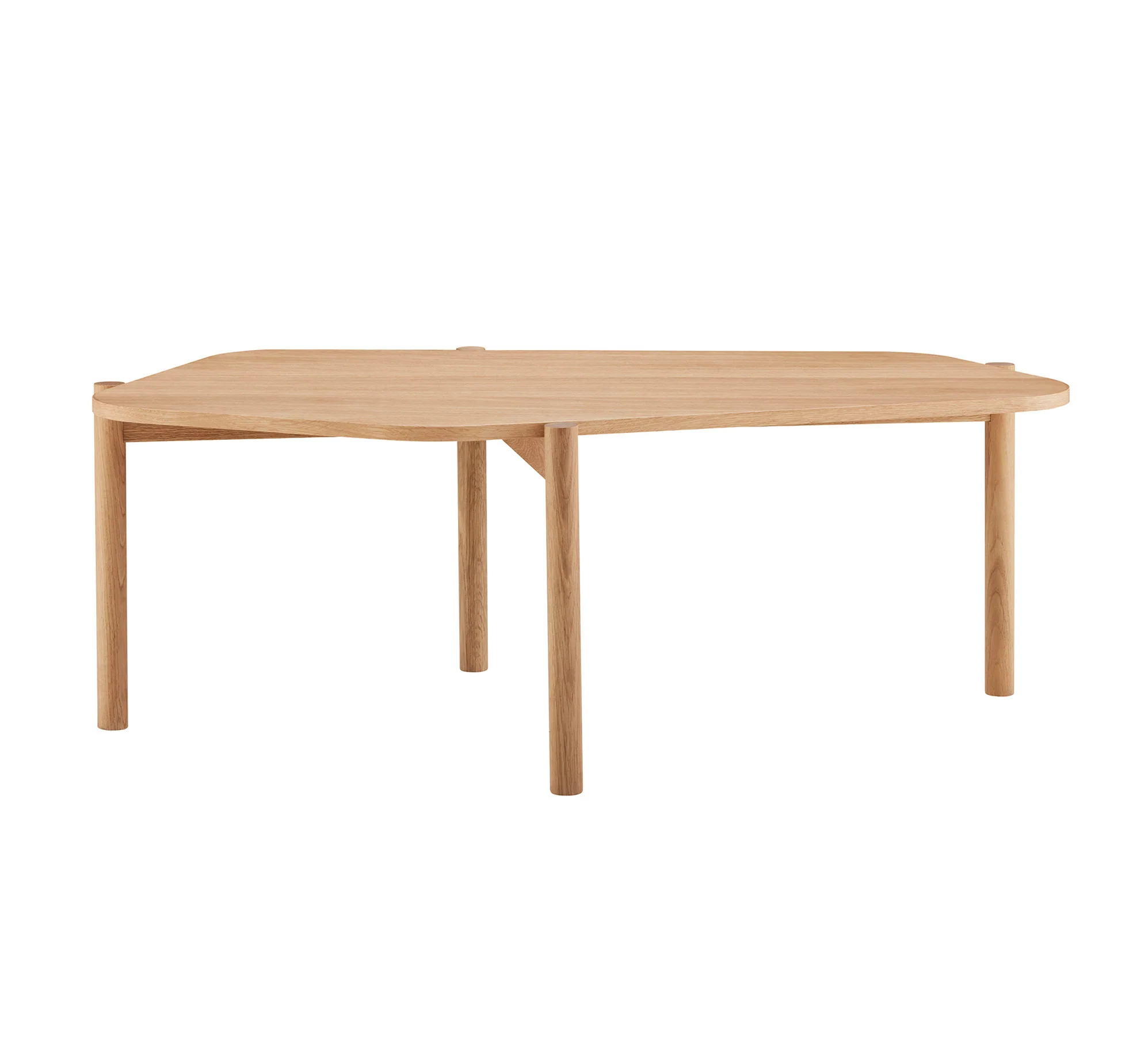 Adelaide Asymetric Coffee Table Oak - Image 13