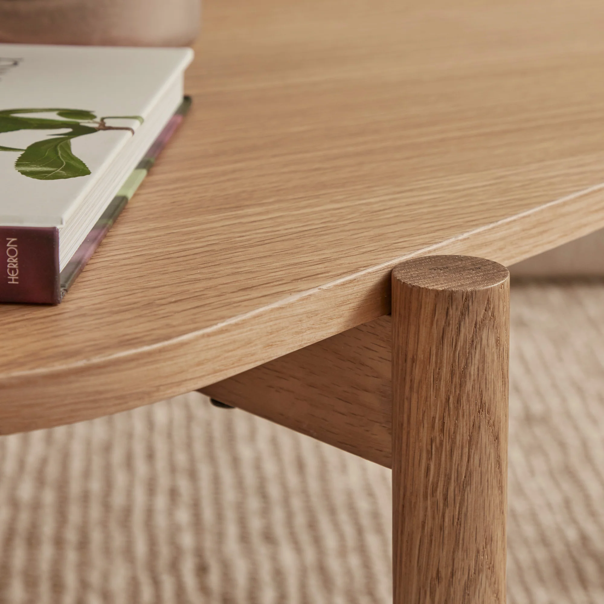 Adelaide Asymetric Coffee Table Oak - Image 6