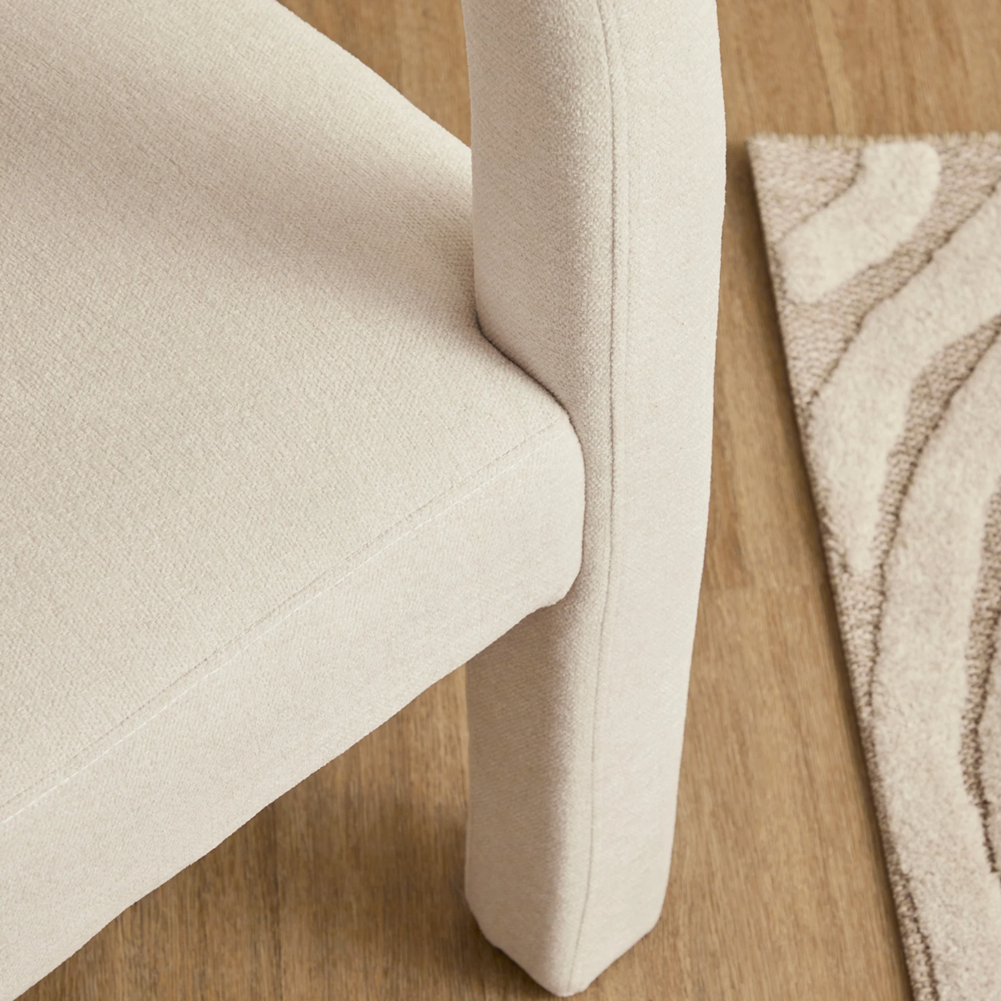 Alexis Set of 4 Dining Chairs Cream - Image 6