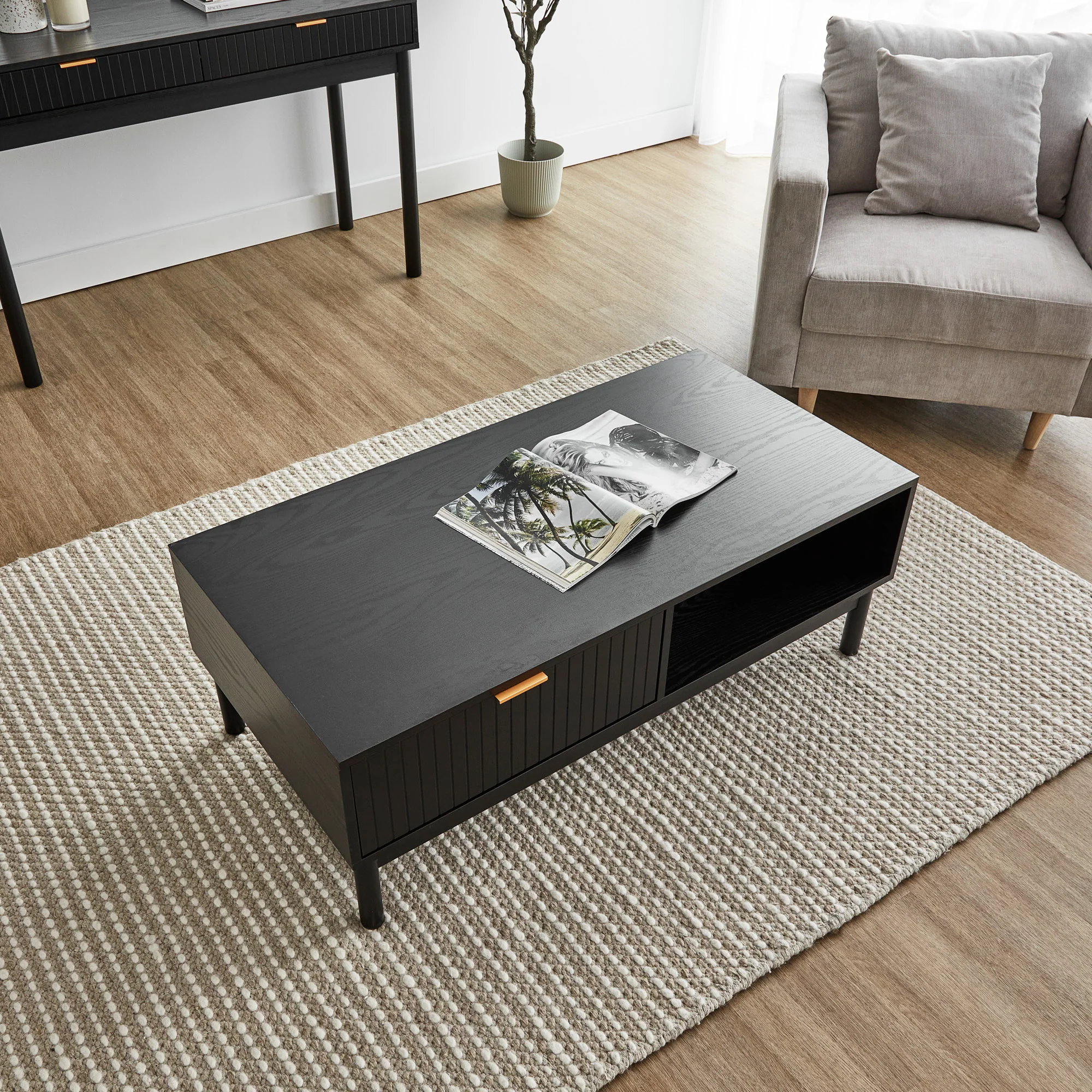 Apia Coffee Table Black - Image 5