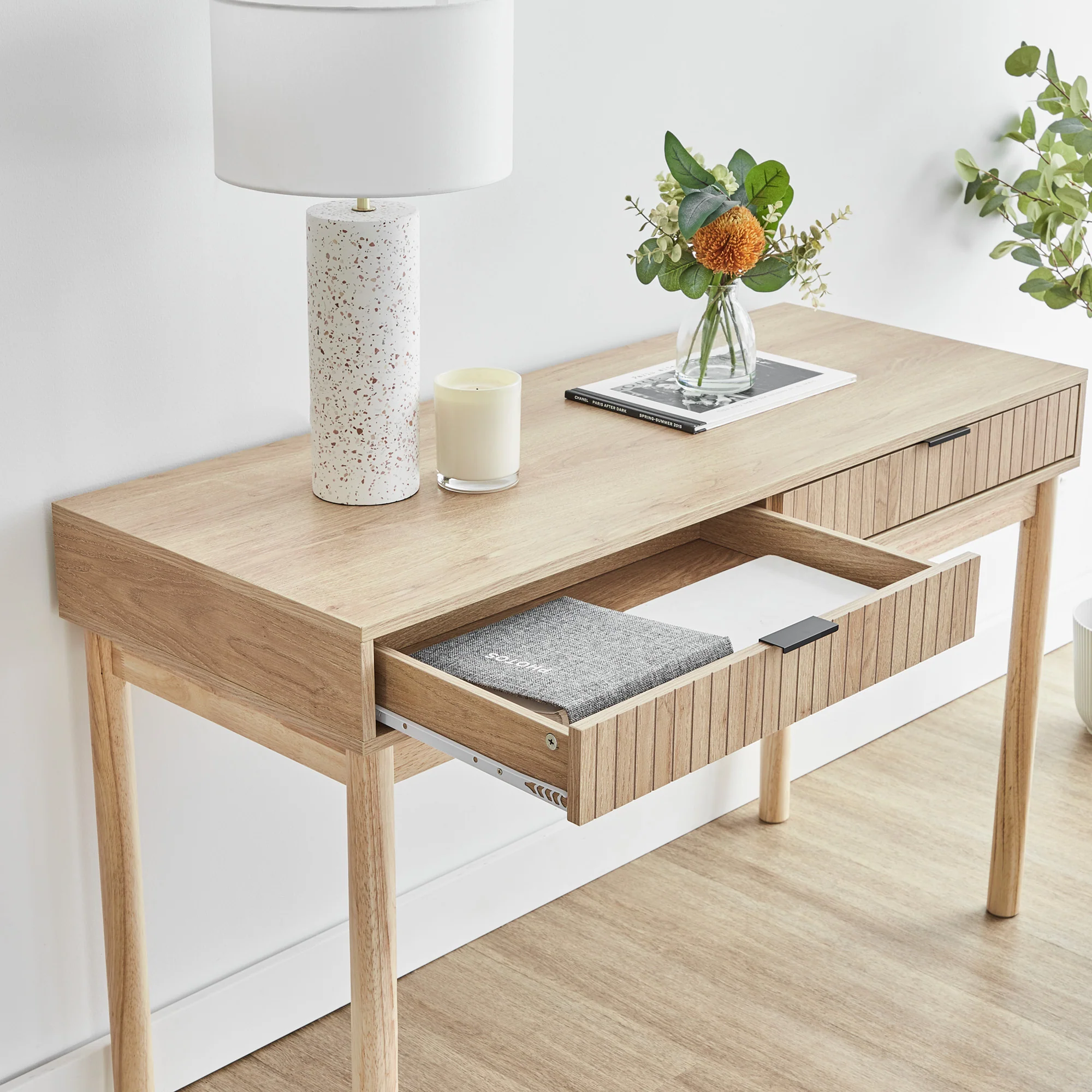 Apia Console Table Natural (120cm) - Image 6