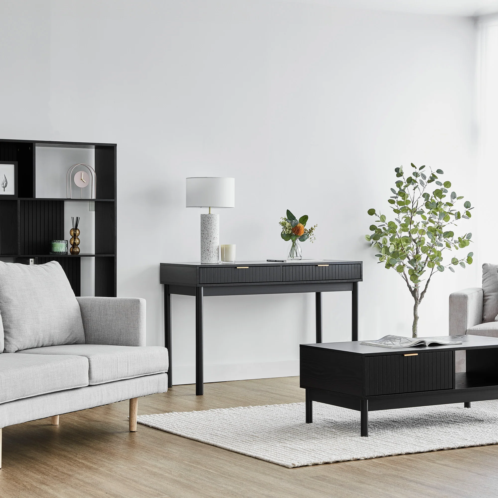 Apia Console Table Black (120cm) - Image 4