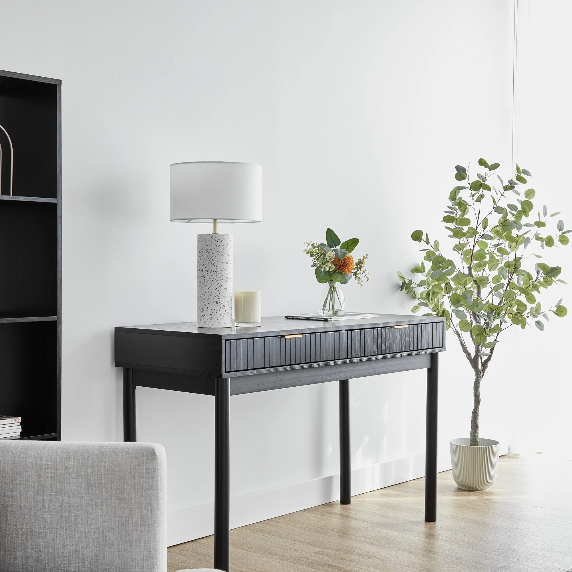 Apia Console Table Black (120cm) - Image 8