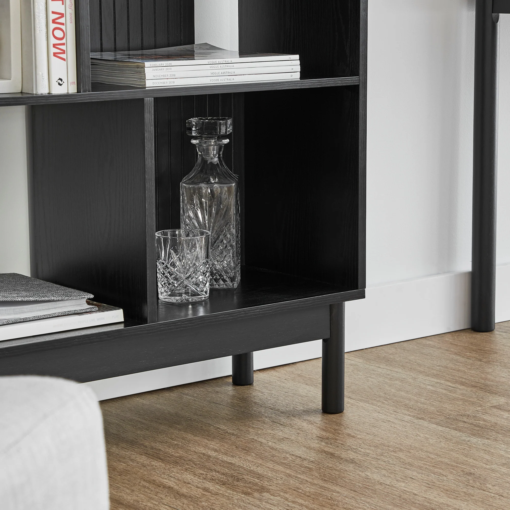 Apia Bookshelf Black - Image 11