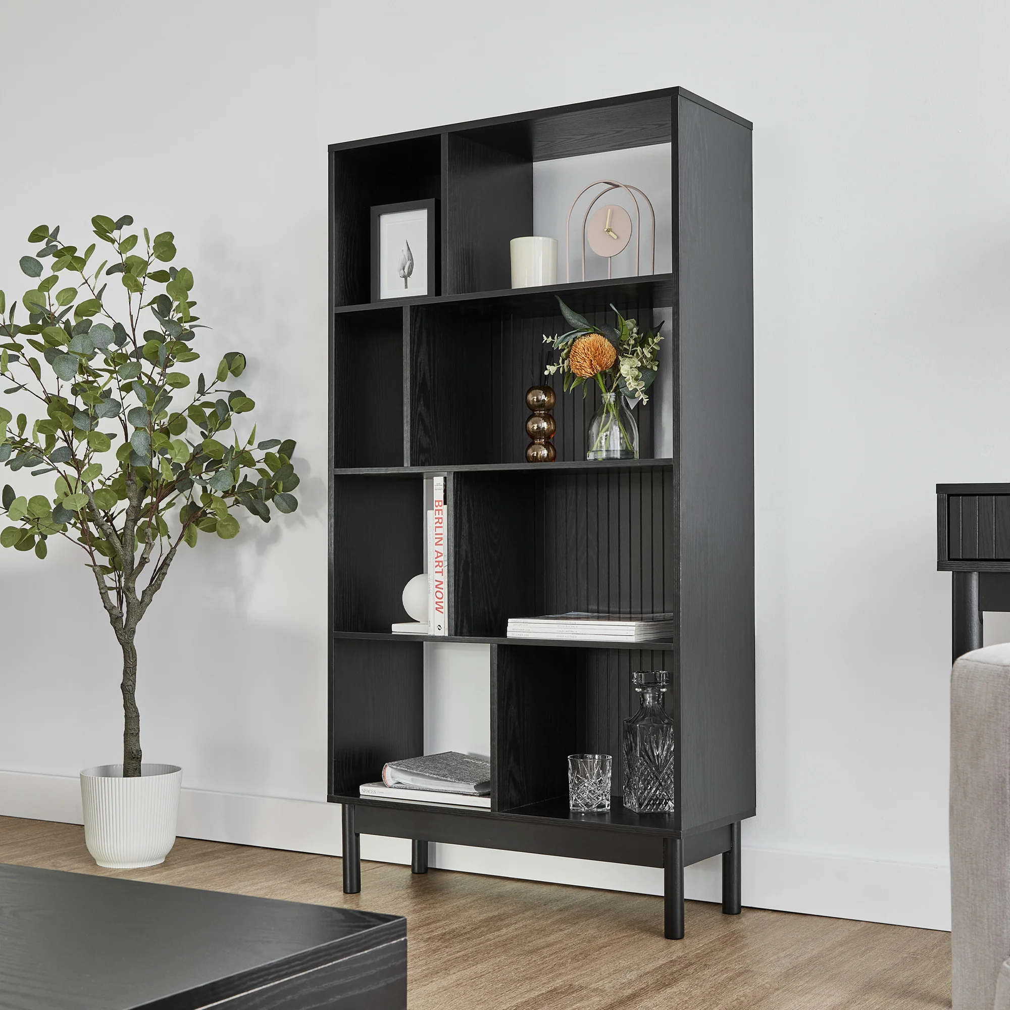 Apia Bookshelf Black - Image 12
