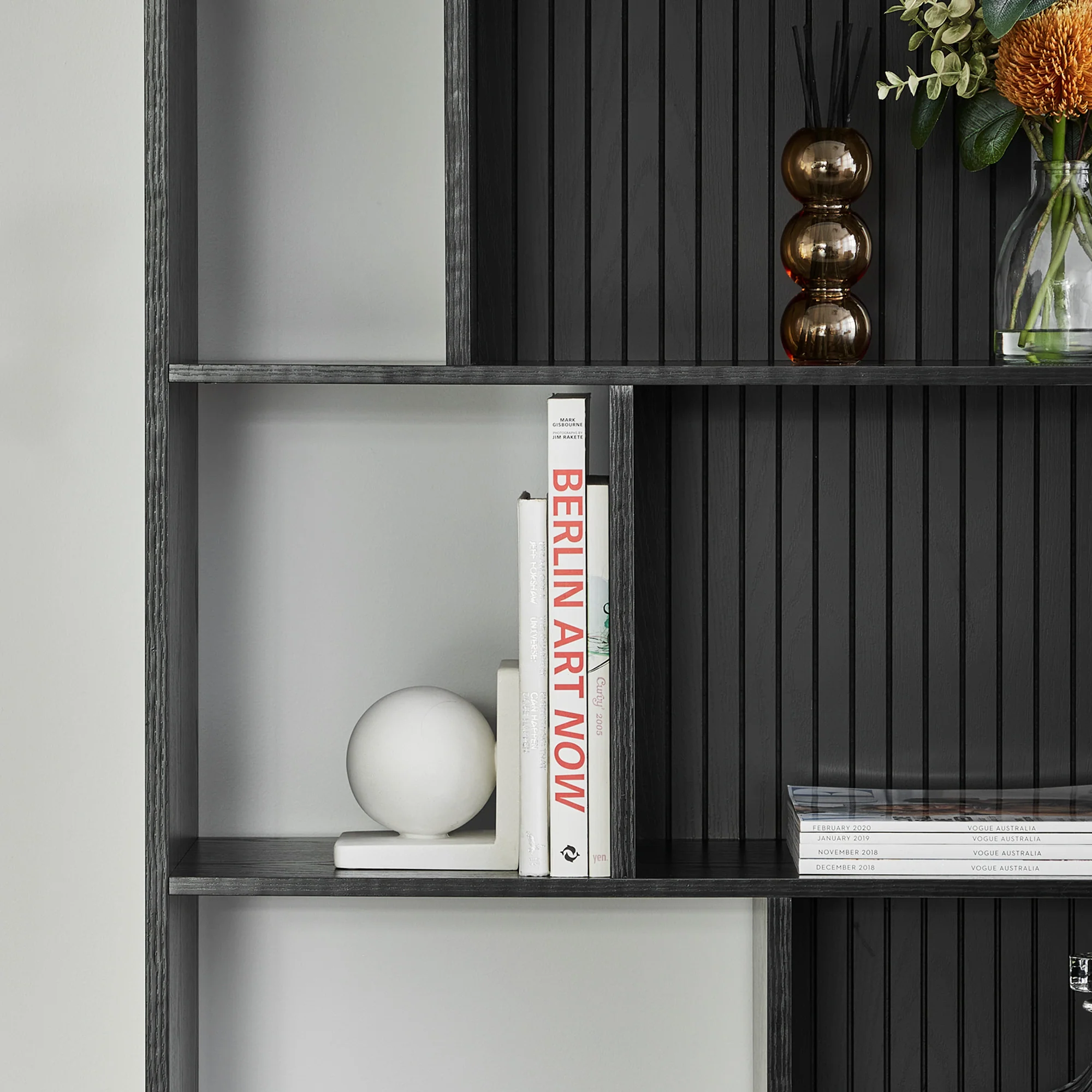 Apia Bookshelf Black - Image 9