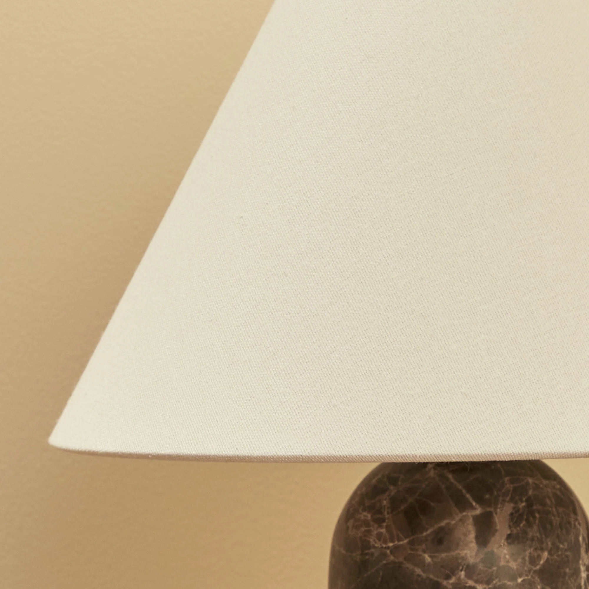 Arabella Marble Table Lamp Cocoa - Image 5