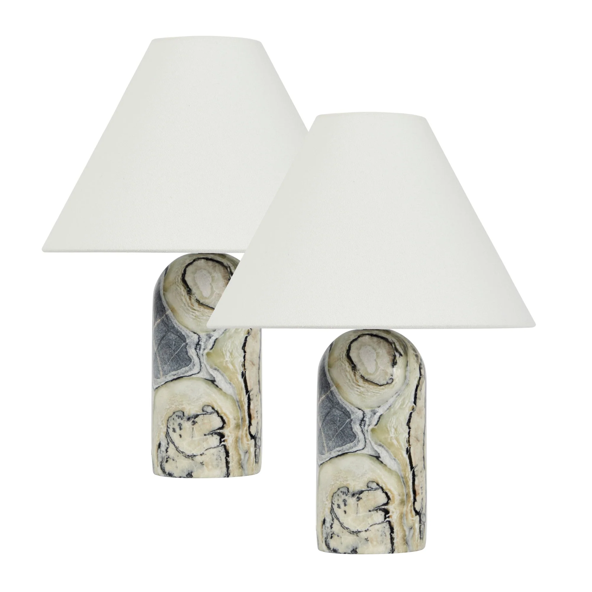 Arabella Marble Table Lamp Jade (Set of 2)