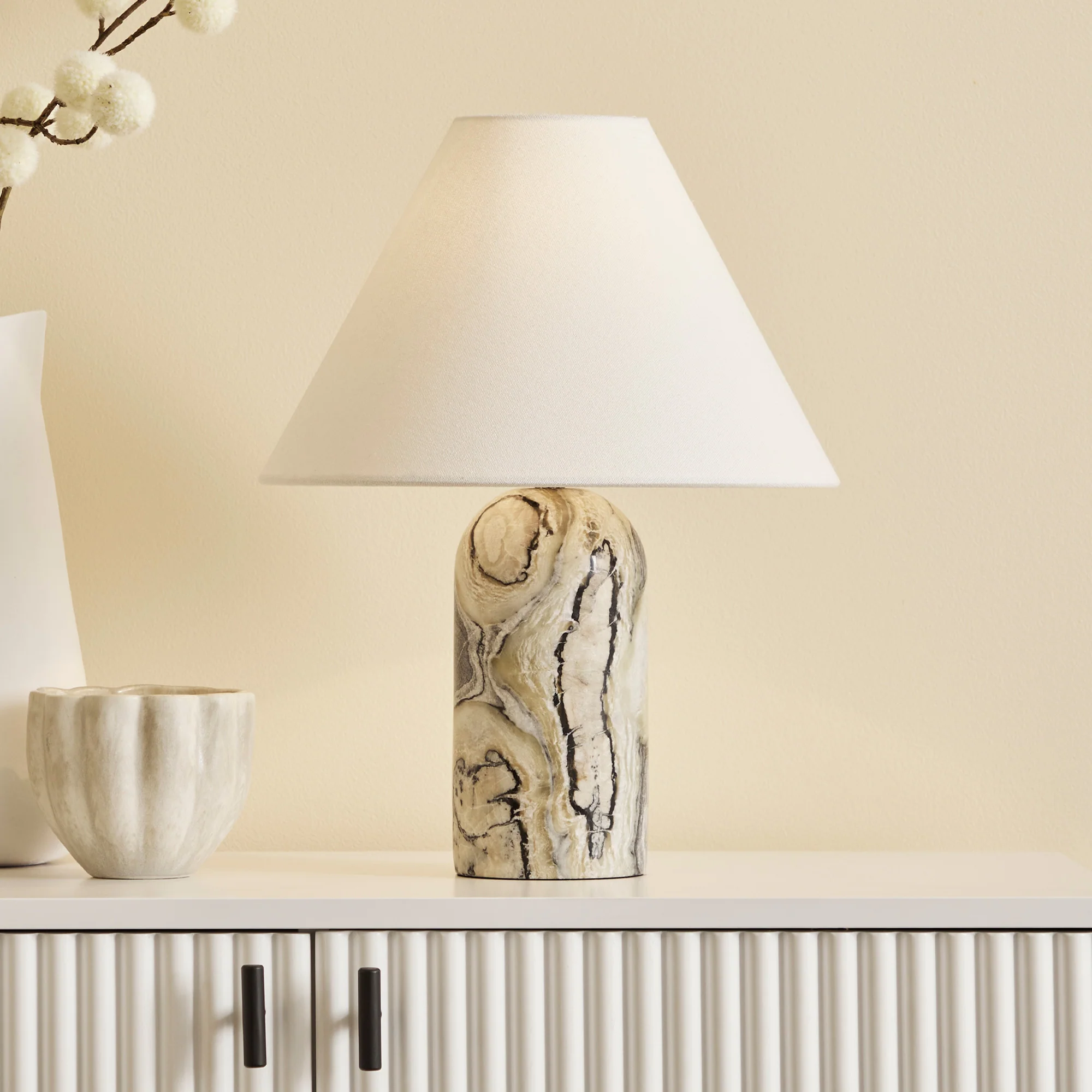 Arabella Marble Table Lamp Jade (Set of 2) - Image 2