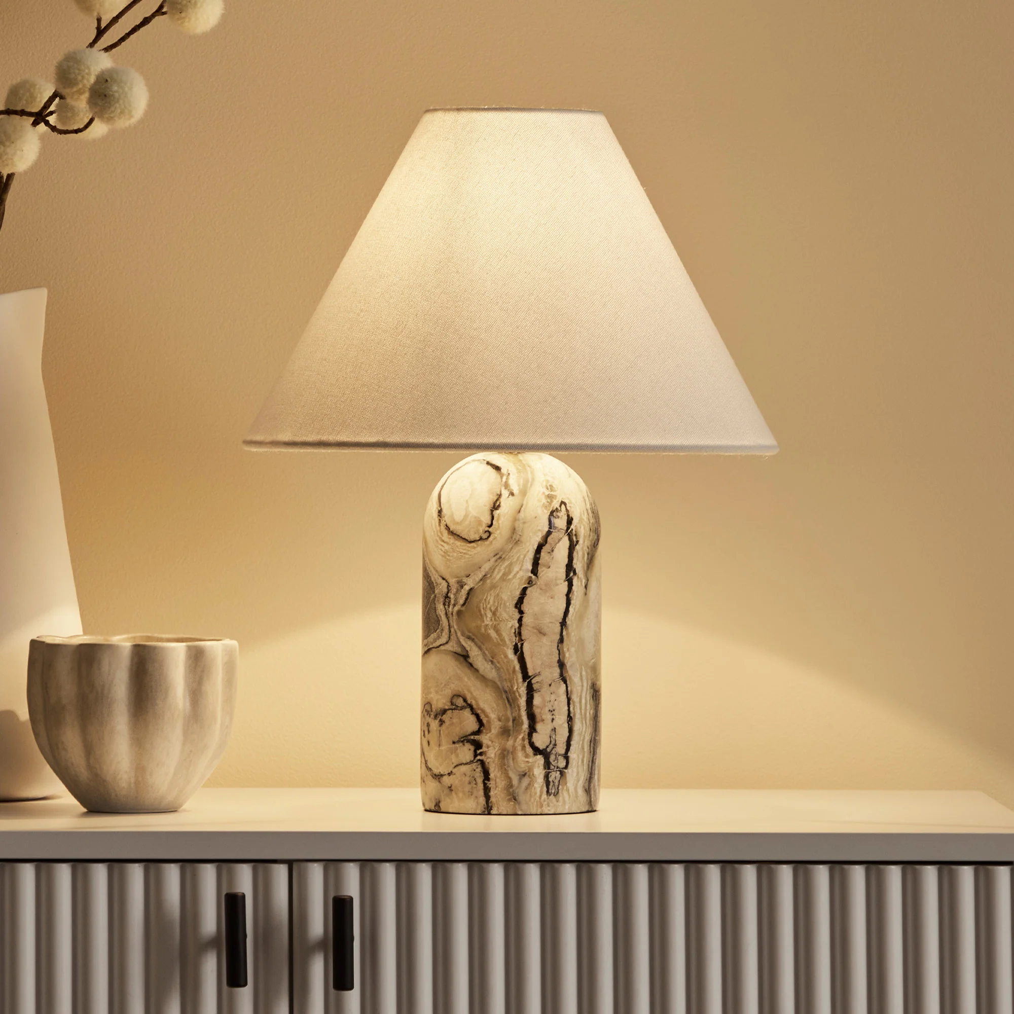 Arabella Marble Table Lamp Jade (Set of 2) - Image 4