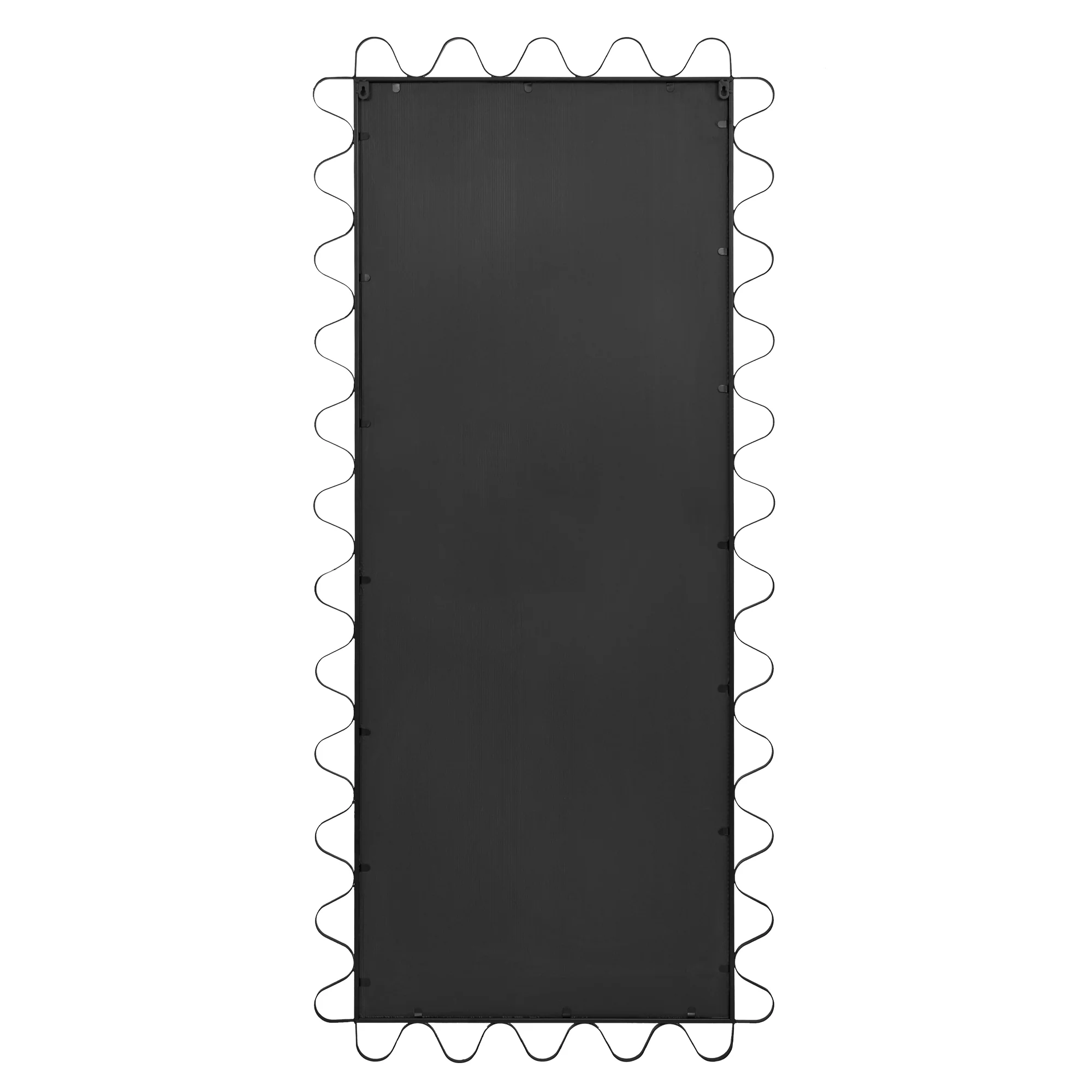 Aria Wavey 180cm Floor Length Mirror Black - Image 12