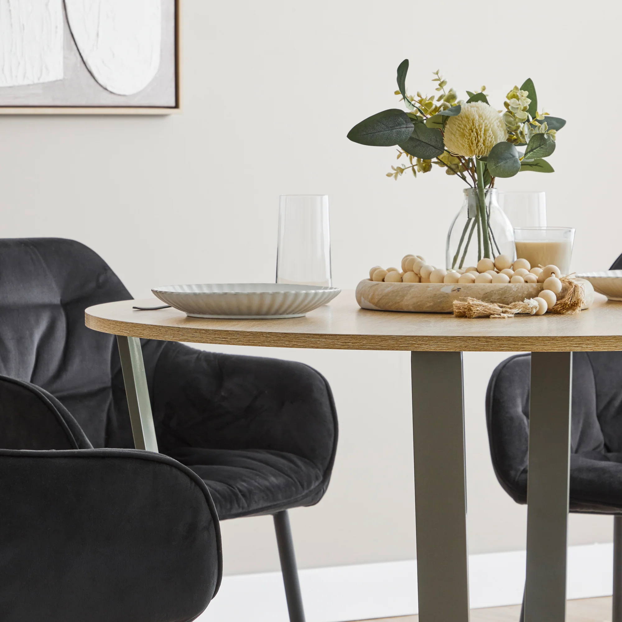 Arizona 110cm Dining Table Olive - Image 4