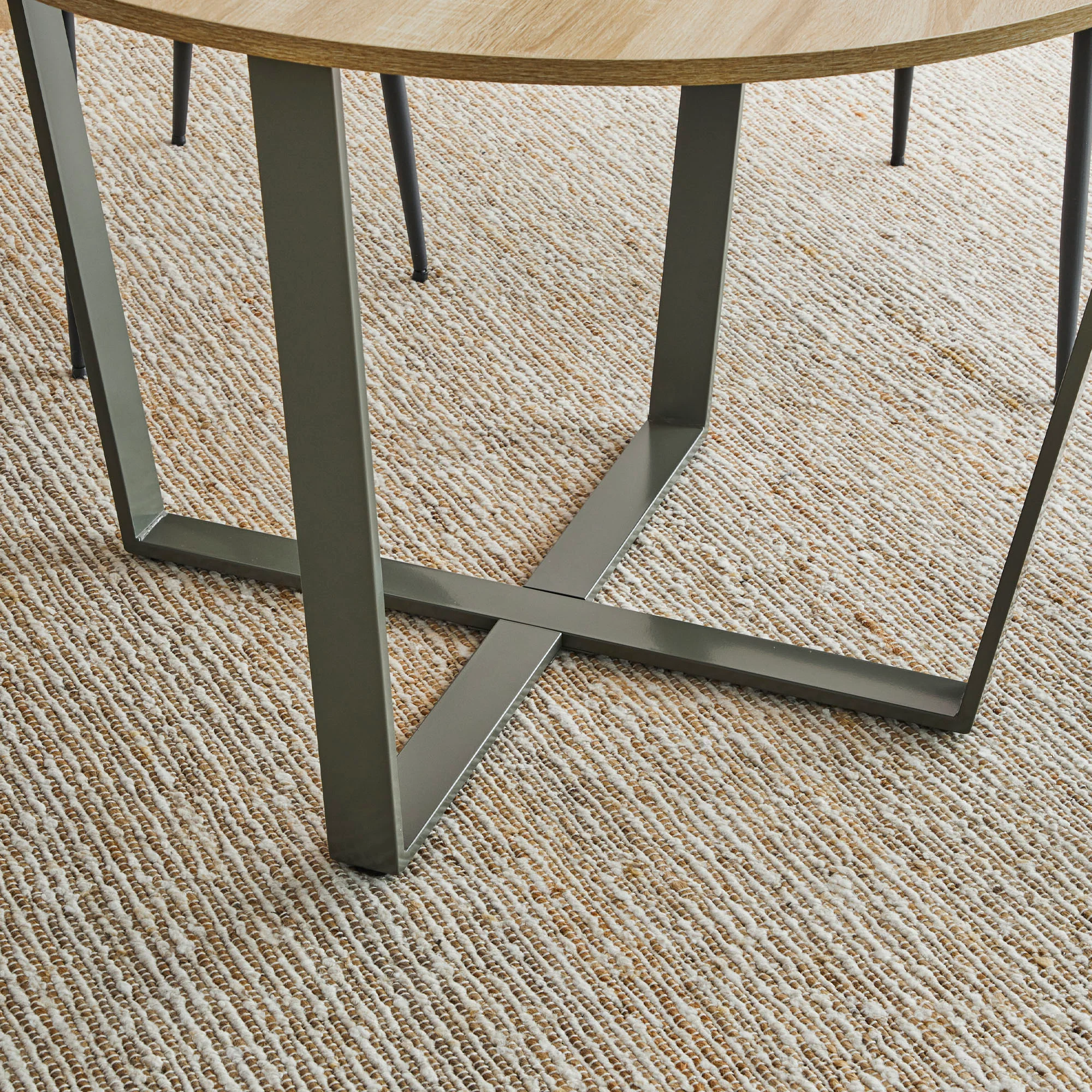 Arizona 110cm Dining Table Olive - Image 8
