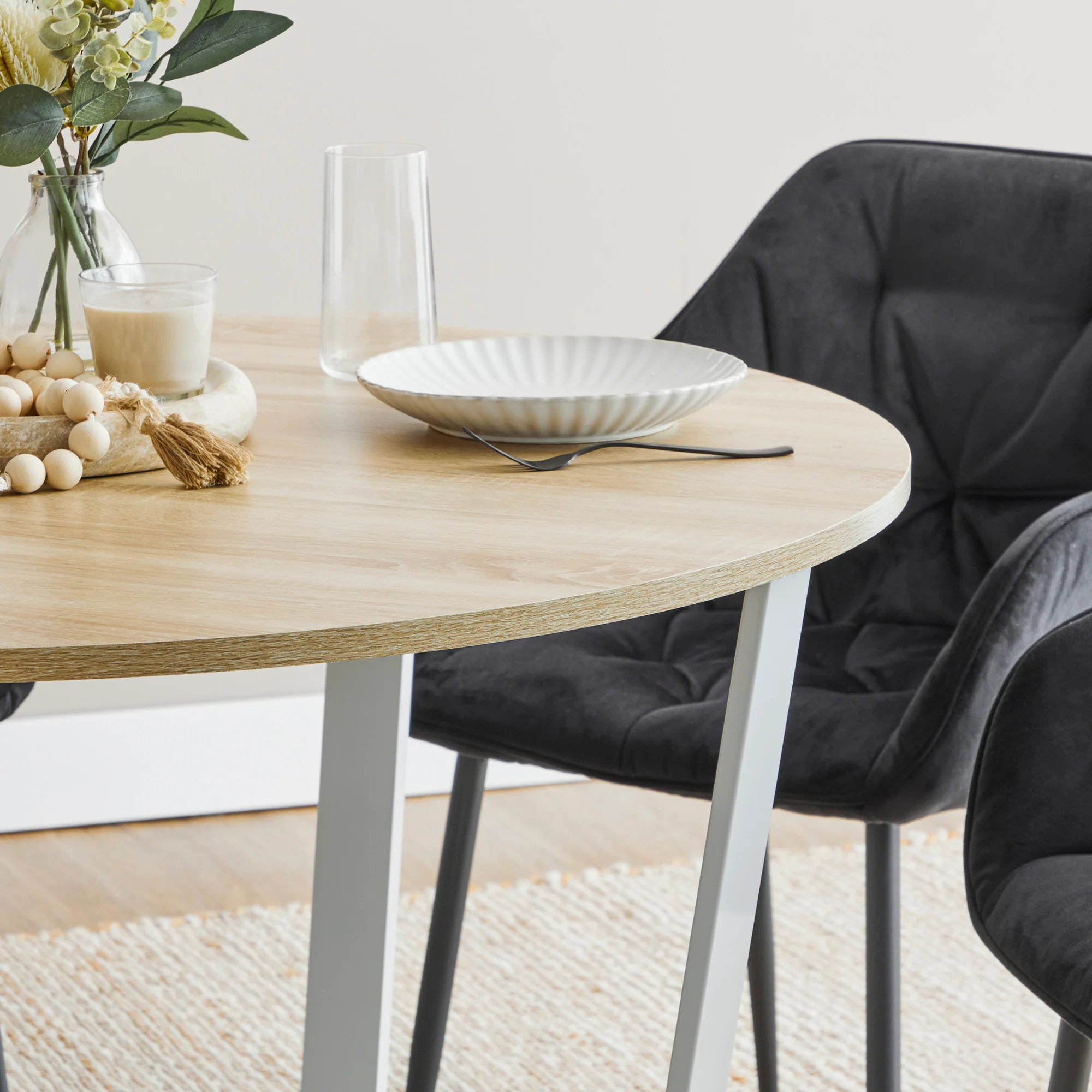 Arizona Dining Table White (110cm) - Image 7