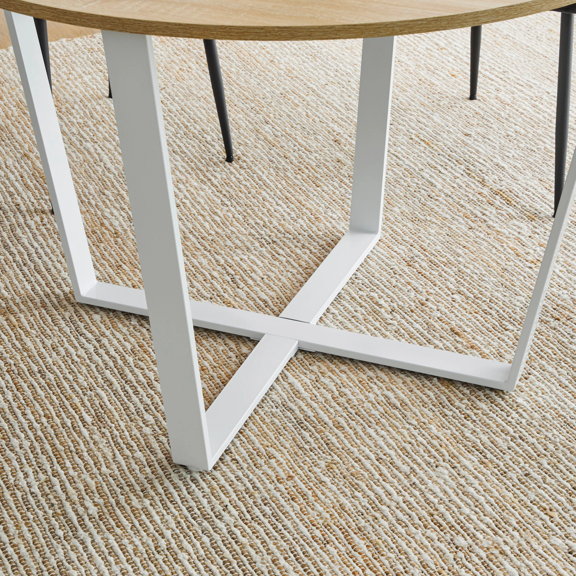 Arizona Dining Table White (110cm) - Image 8