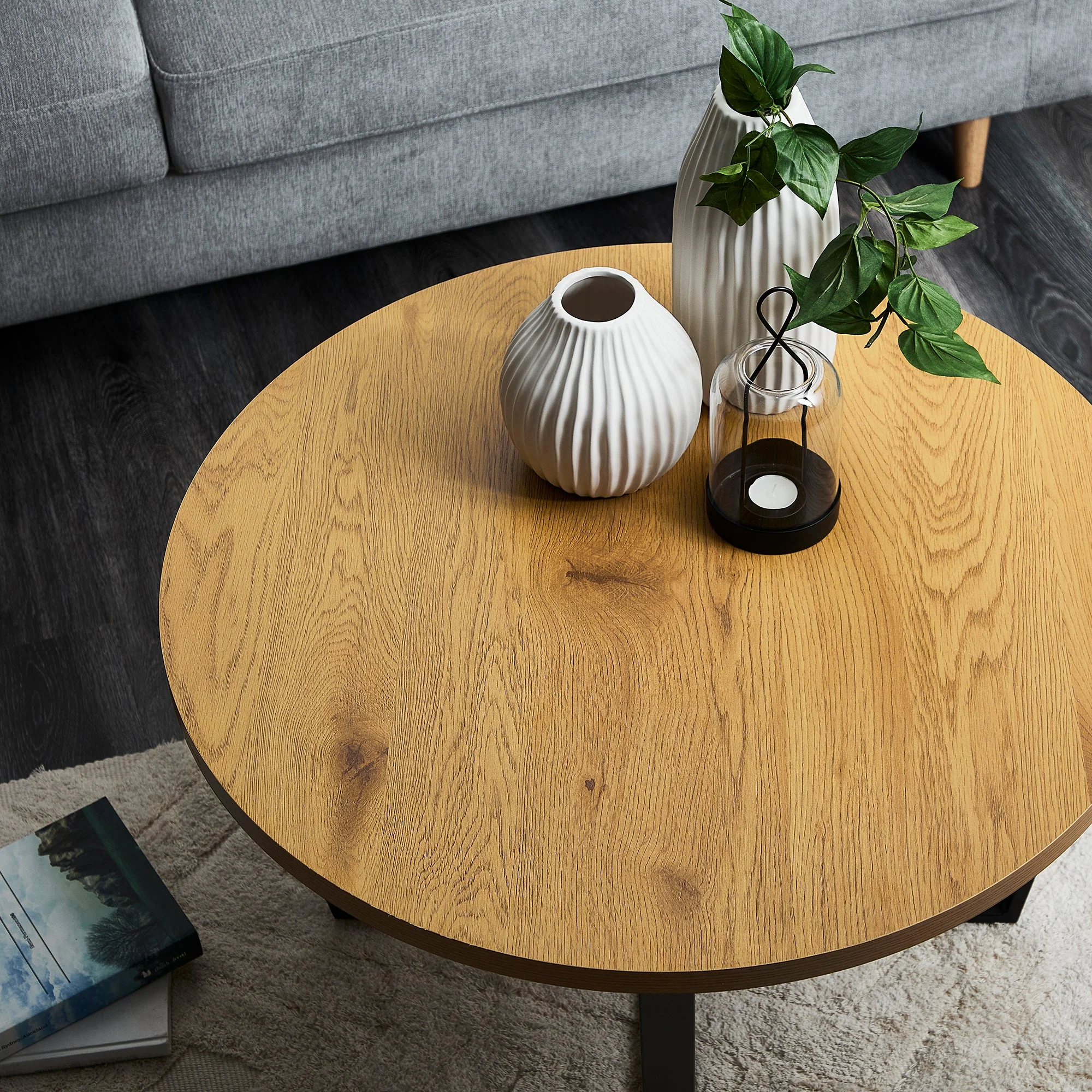 Arizona Round Coffee Table Natural - Image 6