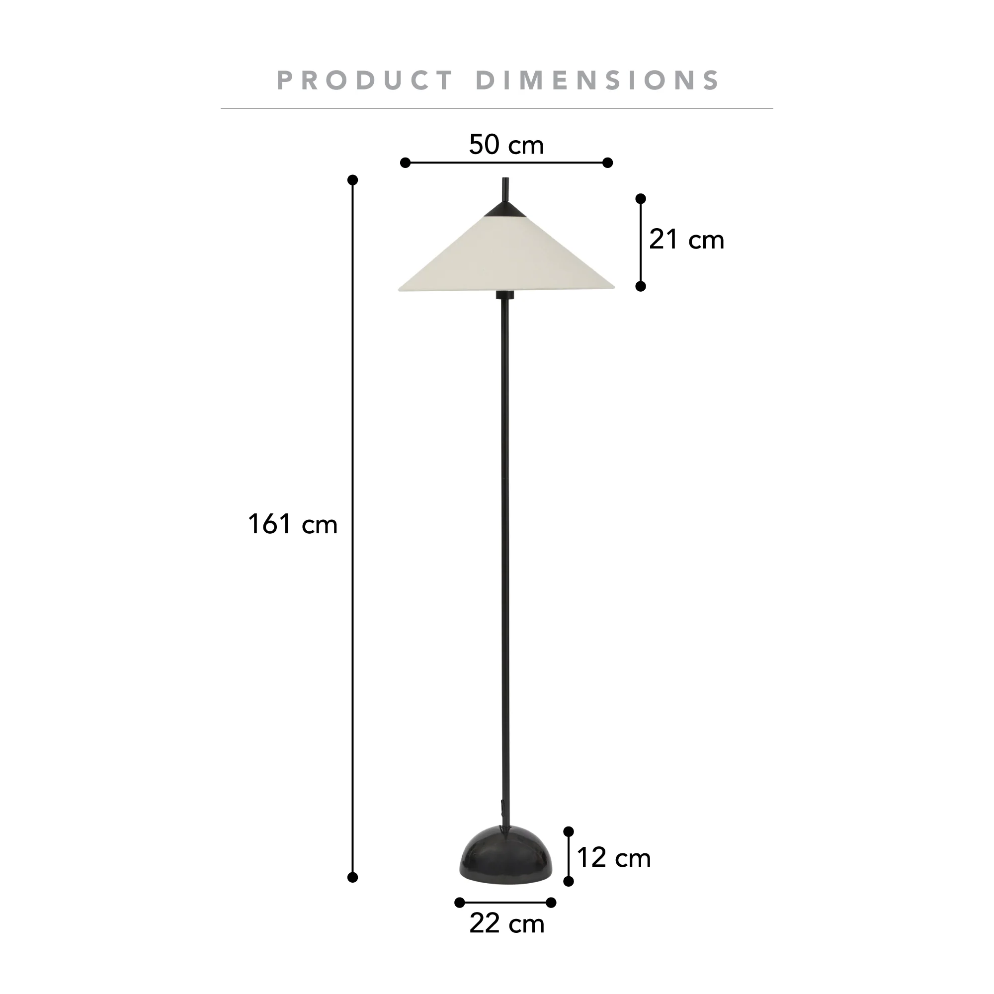 Arlo Floor Lamp Black - Image 3