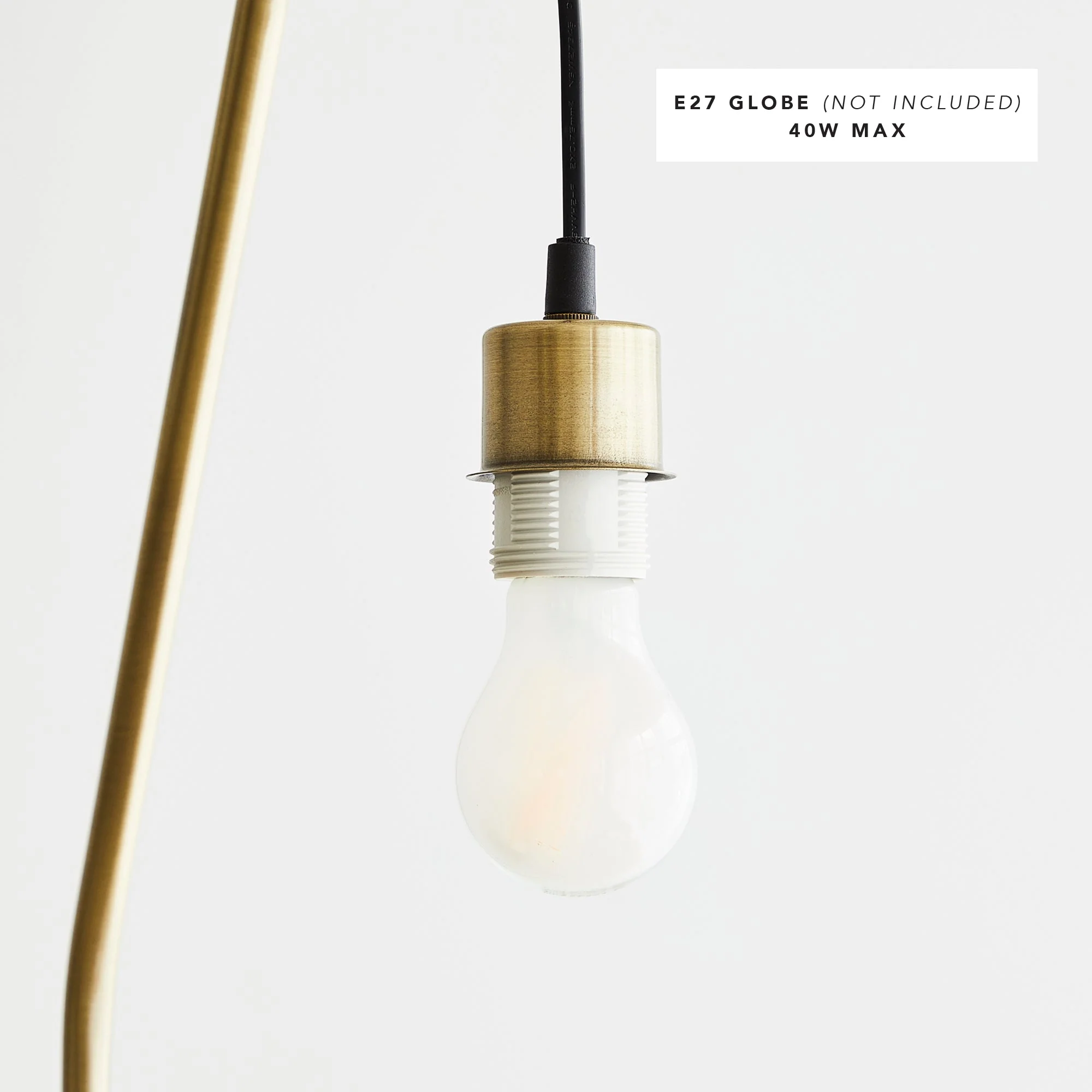 Astrid Hanging Floor Lamp Gold - Image 6