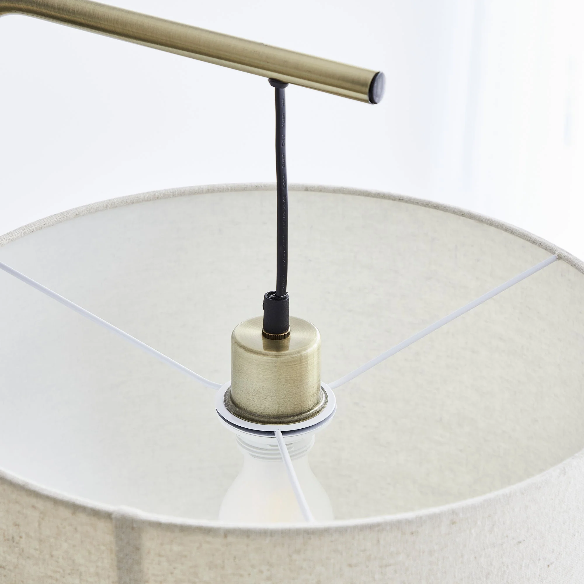 Astrid Hanging Floor Lamp Gold - Image 8