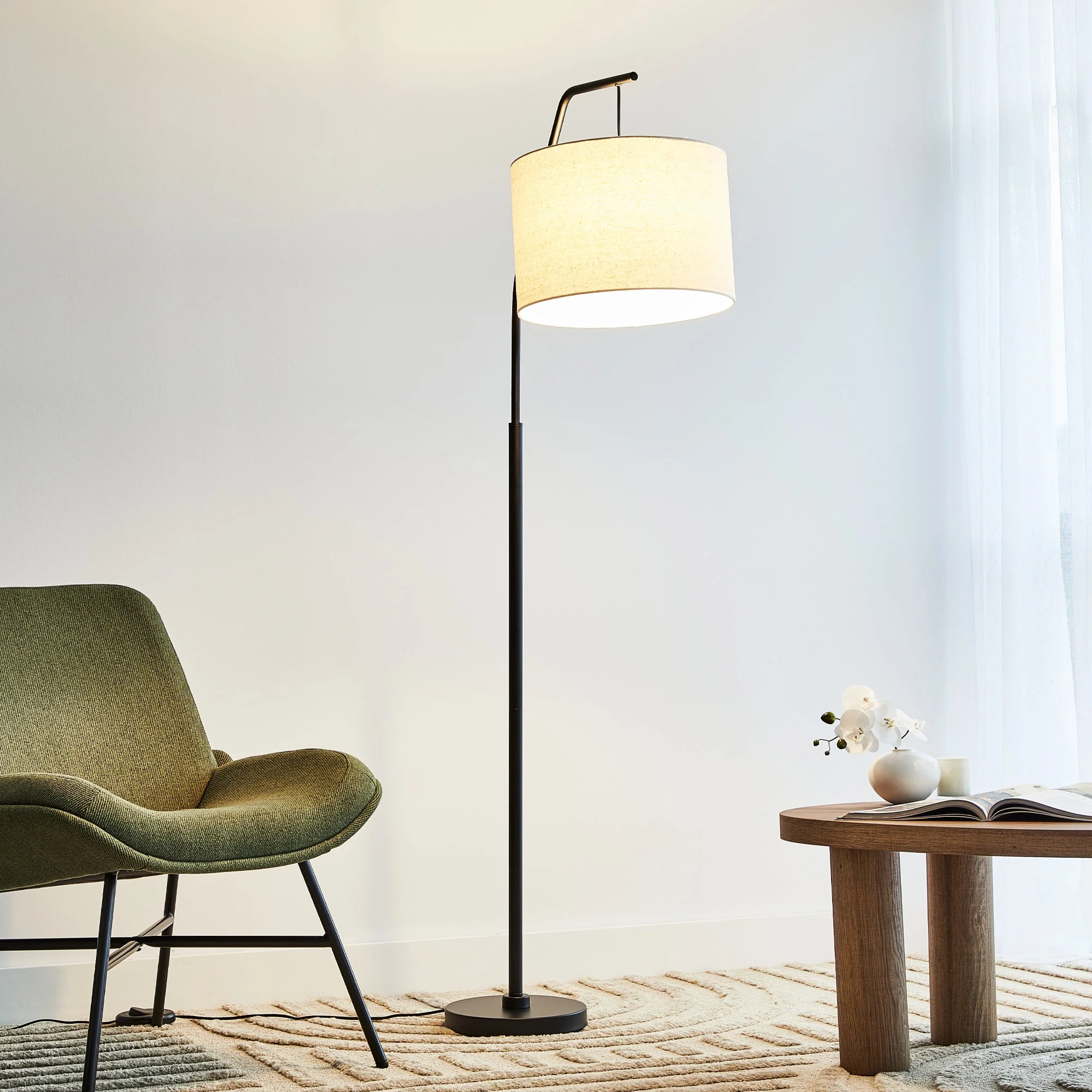 Astrid Hanging Floor Lamp Black - Image 4