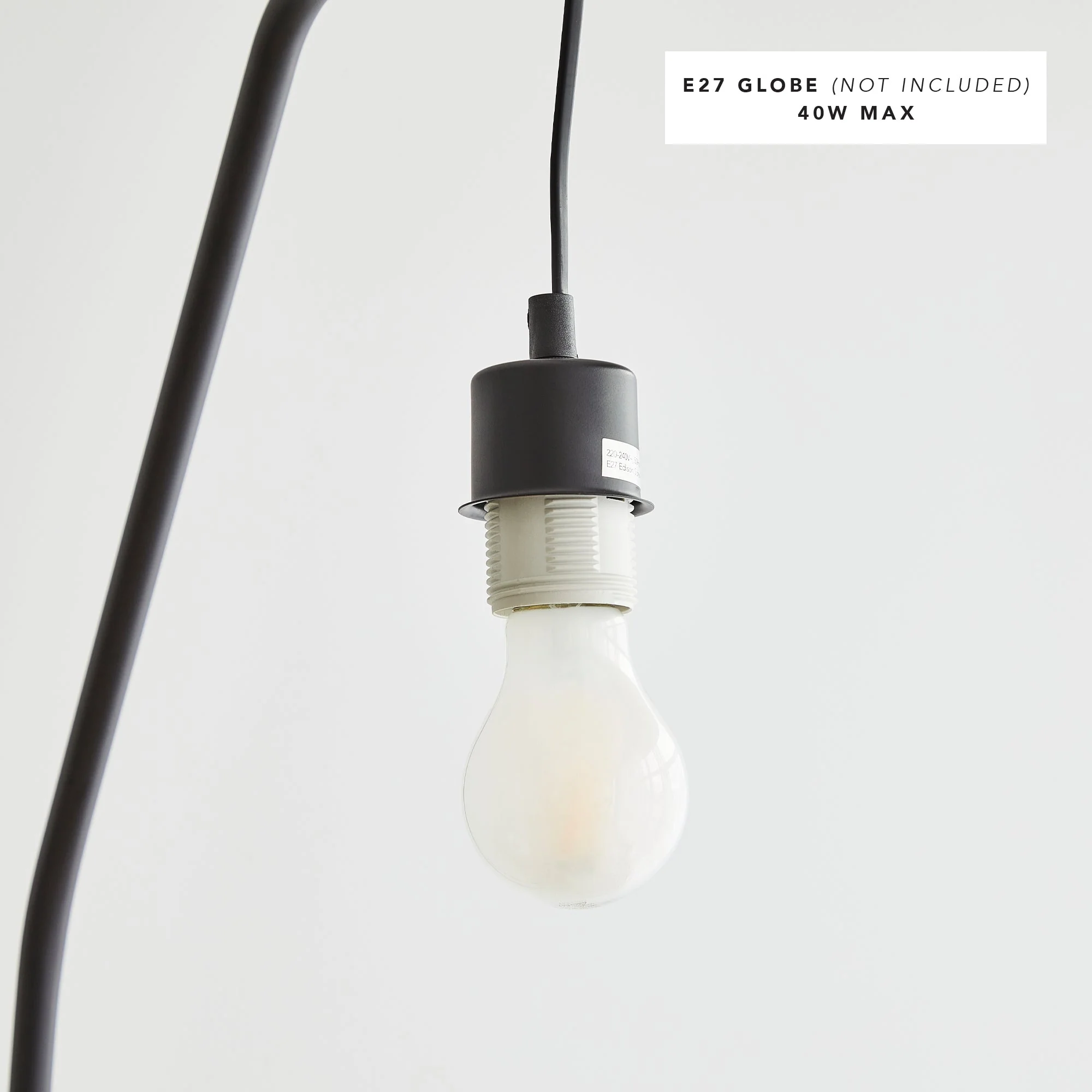 Astrid Hanging Floor Lamp Black - Image 6