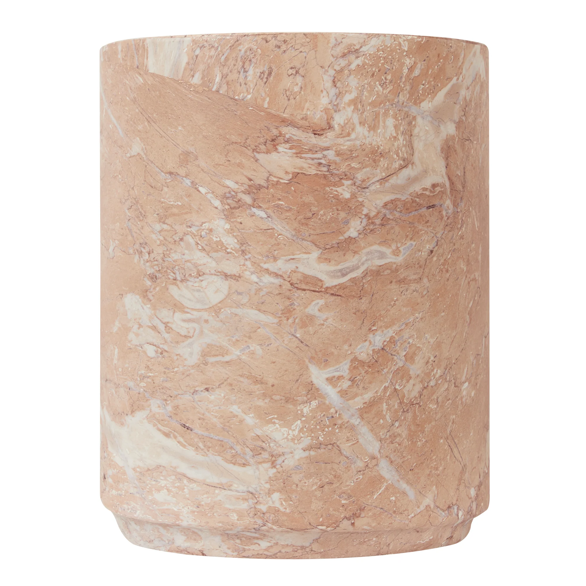 Astrid Rose Tea Marble Look Side Table - Image 10