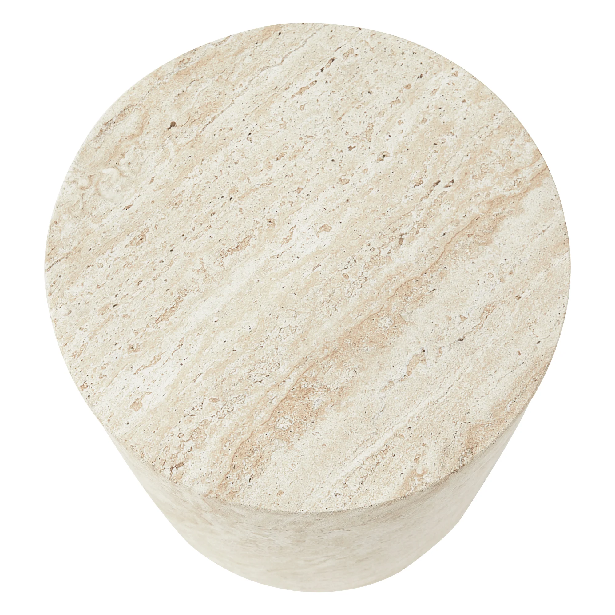 Astrid Side Table Travertine Look - Image 10